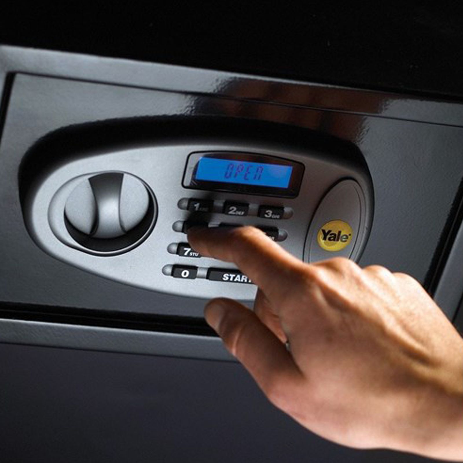 Yale 24.7 Litres Digital Safety Locker (1 Shelve, YLS/200/DB2, Black)_9