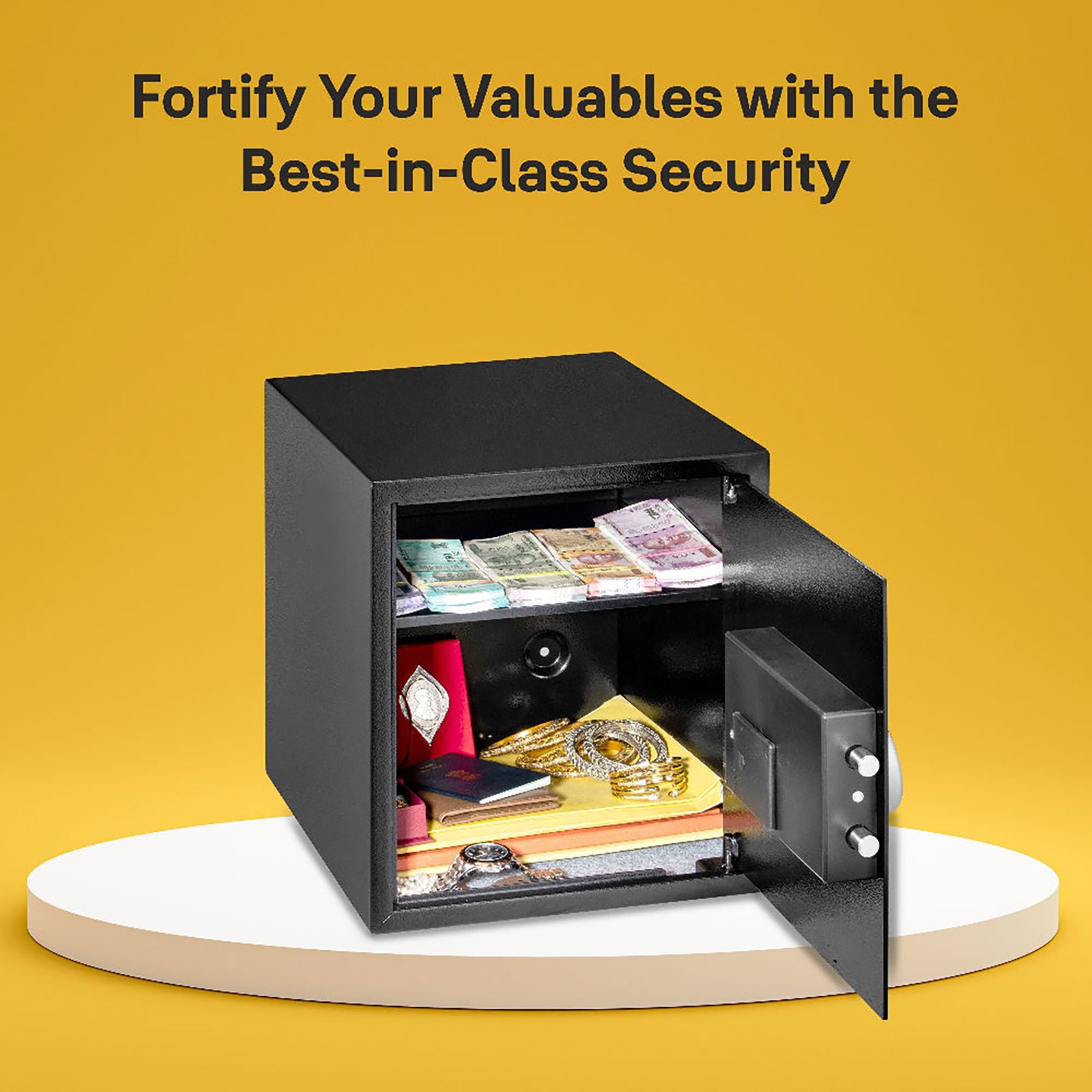 Yale 41 Litres Digital Safety Locker (1 Shelve, YSS/390/DB2, Black) Yale 41 Litres Digital Safety Locker (1 Shelve, YSS/390/DB2, Black)_12