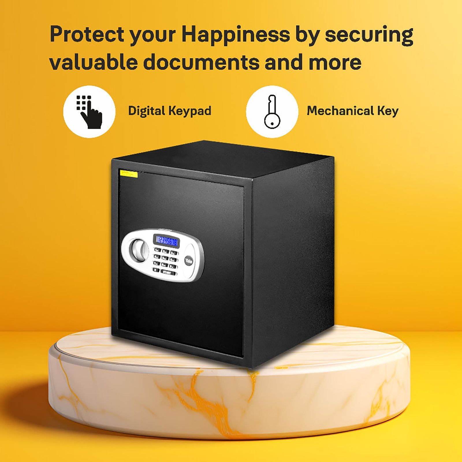 Yale 41 Litres Digital Safety Locker (1 Shelve, YSS/390/DB2, Black)_15