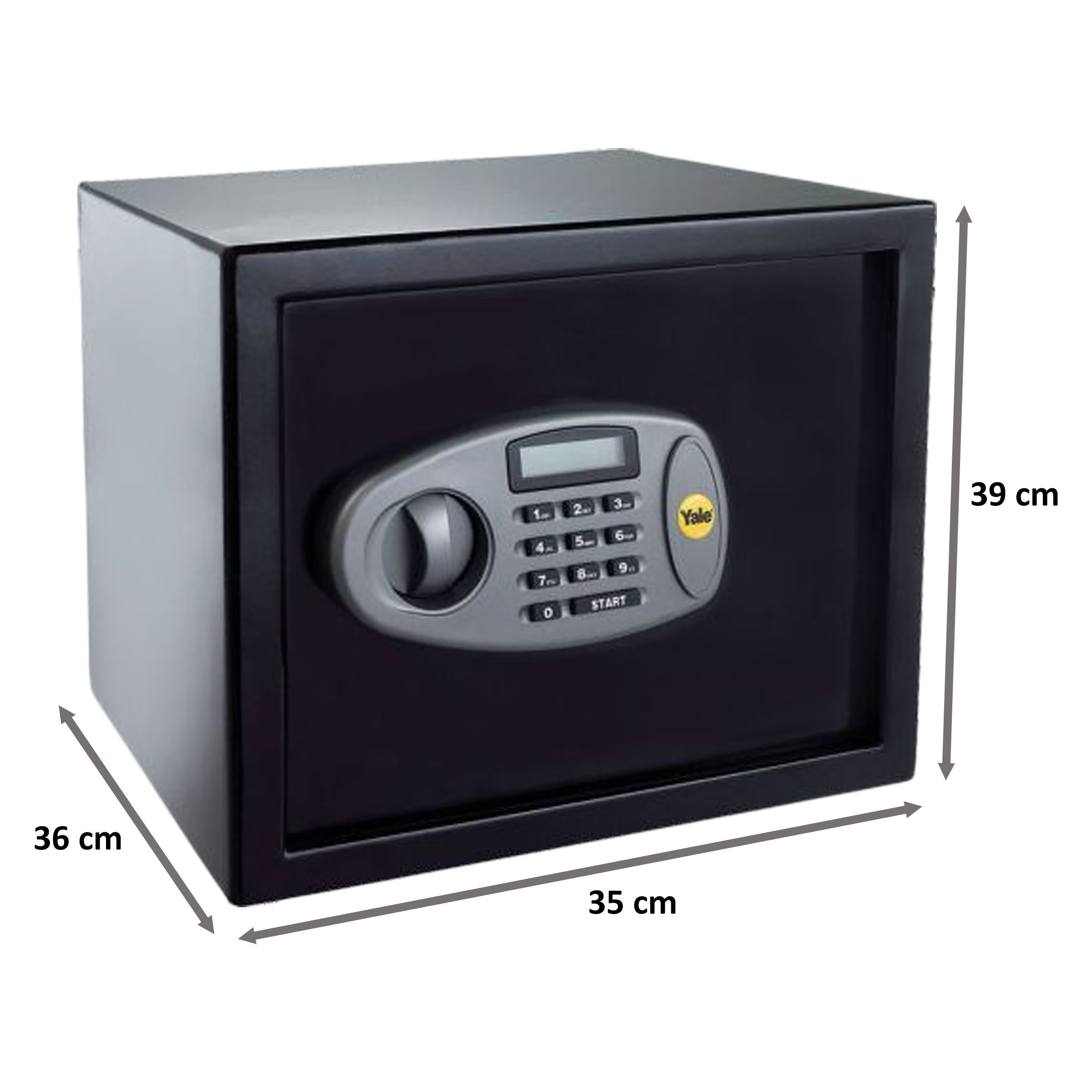 Yale 41 Litres Digital Safety Locker (1 Shelve, YSS/390/DB2, Black) Yale 41 Litres Digital Safety Locker (1 Shelve, YSS/390/DB2, Black)_3