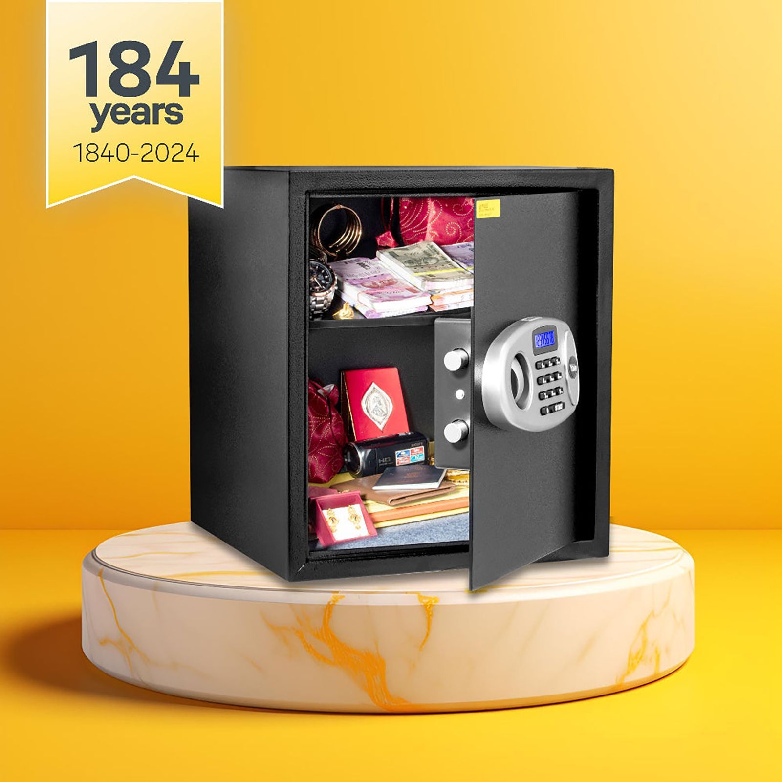 Yale 41 Litres Digital Safety Locker (1 Shelve, YSS/390/DB2, Black) Yale 41 Litres Digital Safety Locker (1 Shelve, YSS/390/DB2, Black)_10