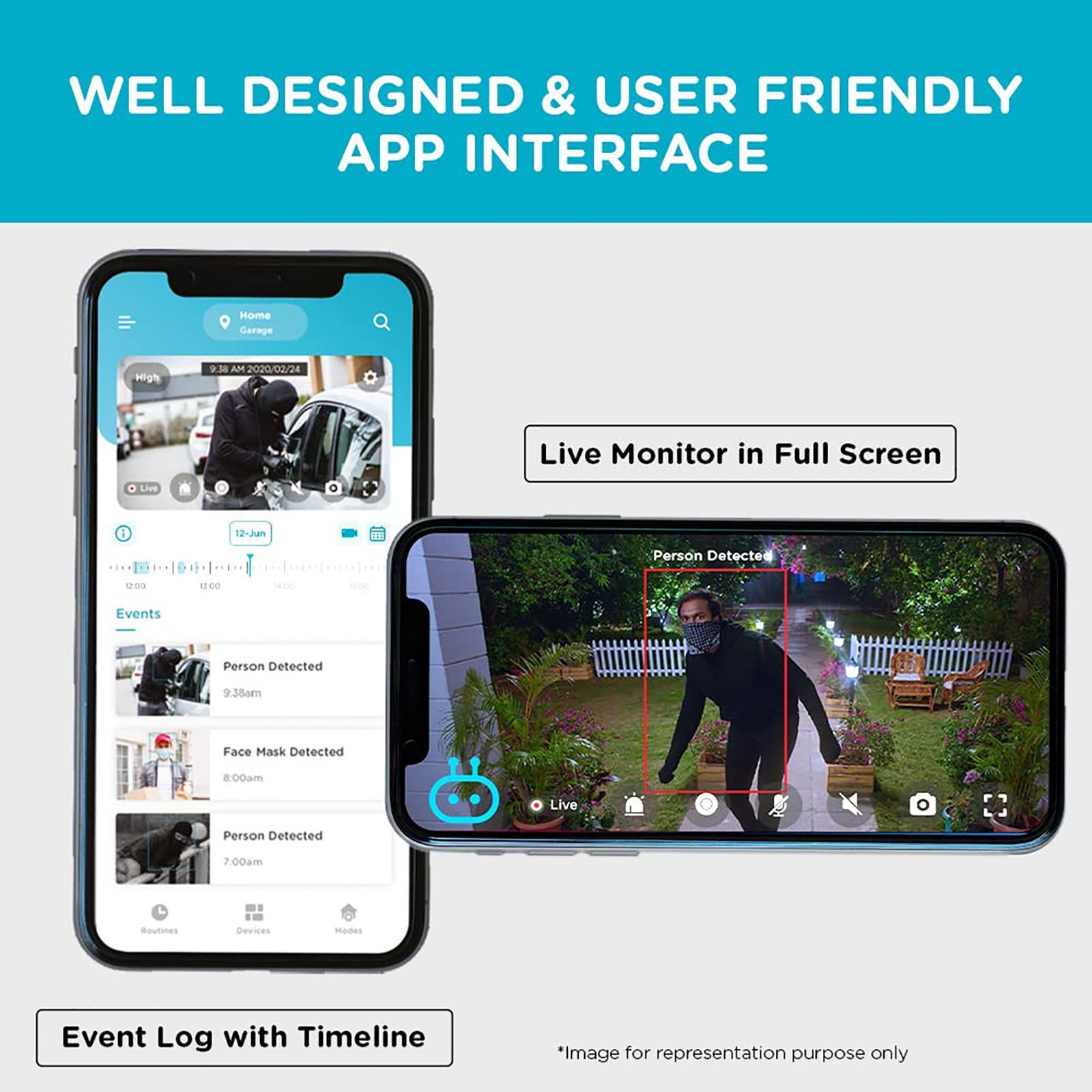 Qubo Security Camera (Person Detection, HCM01, White)_3