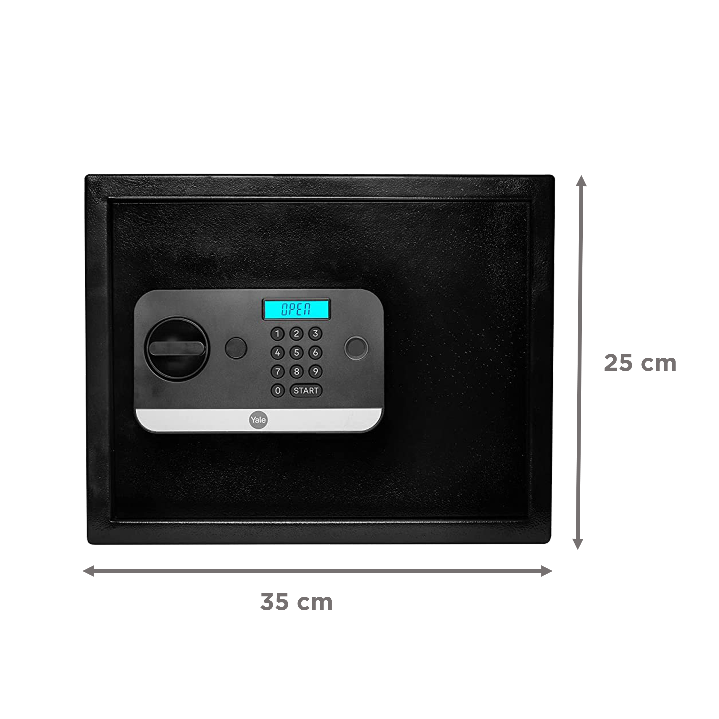 Yale Stellar 250/DB2 16.7 Litres Medium Digital Safety Locker (1 Shelf, Black)_3