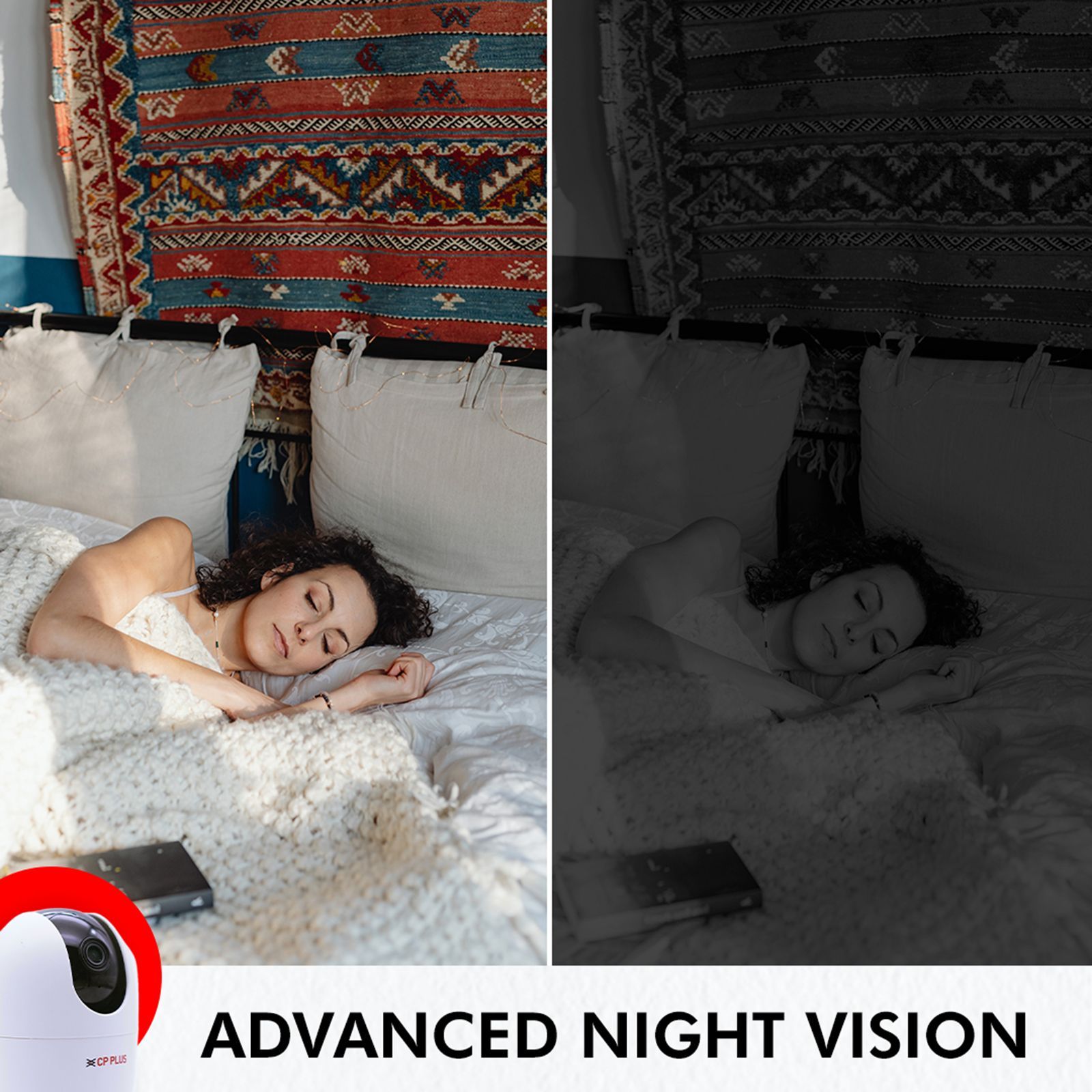 CP PLUS Eezo Smart CCTV Security Camera (Google Assistant Support, CP21, White)_5