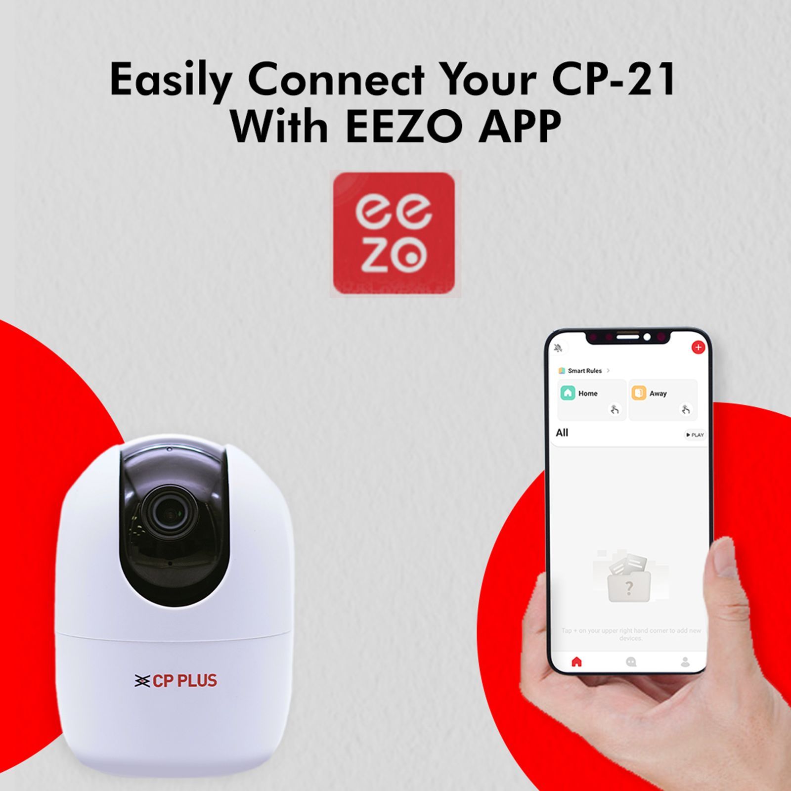 CP PLUS Eezo Smart CCTV Security Camera (Google Assistant Support, CP21, White)_11