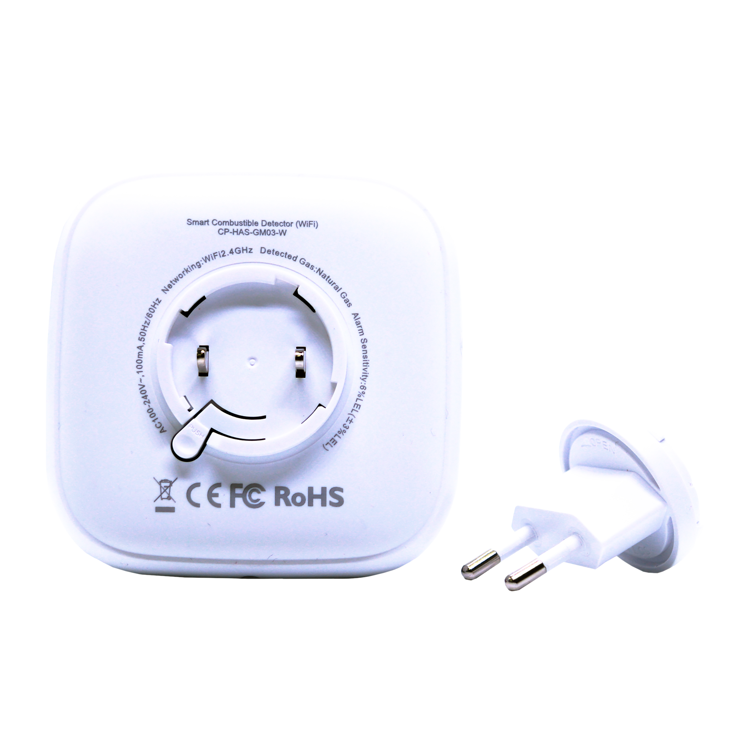 CP PLUS Smart WiFi Gas Detector (Voice Prompt Support, CP-HAS-GM03-W, White)_3