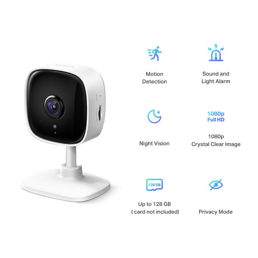 tp-link TC60 Wi-Fi CCTV Security Camera (Privacy Mode, White) tp-link TC60 Wi-Fi CCTV Security Camera (Privacy Mode, White)_3