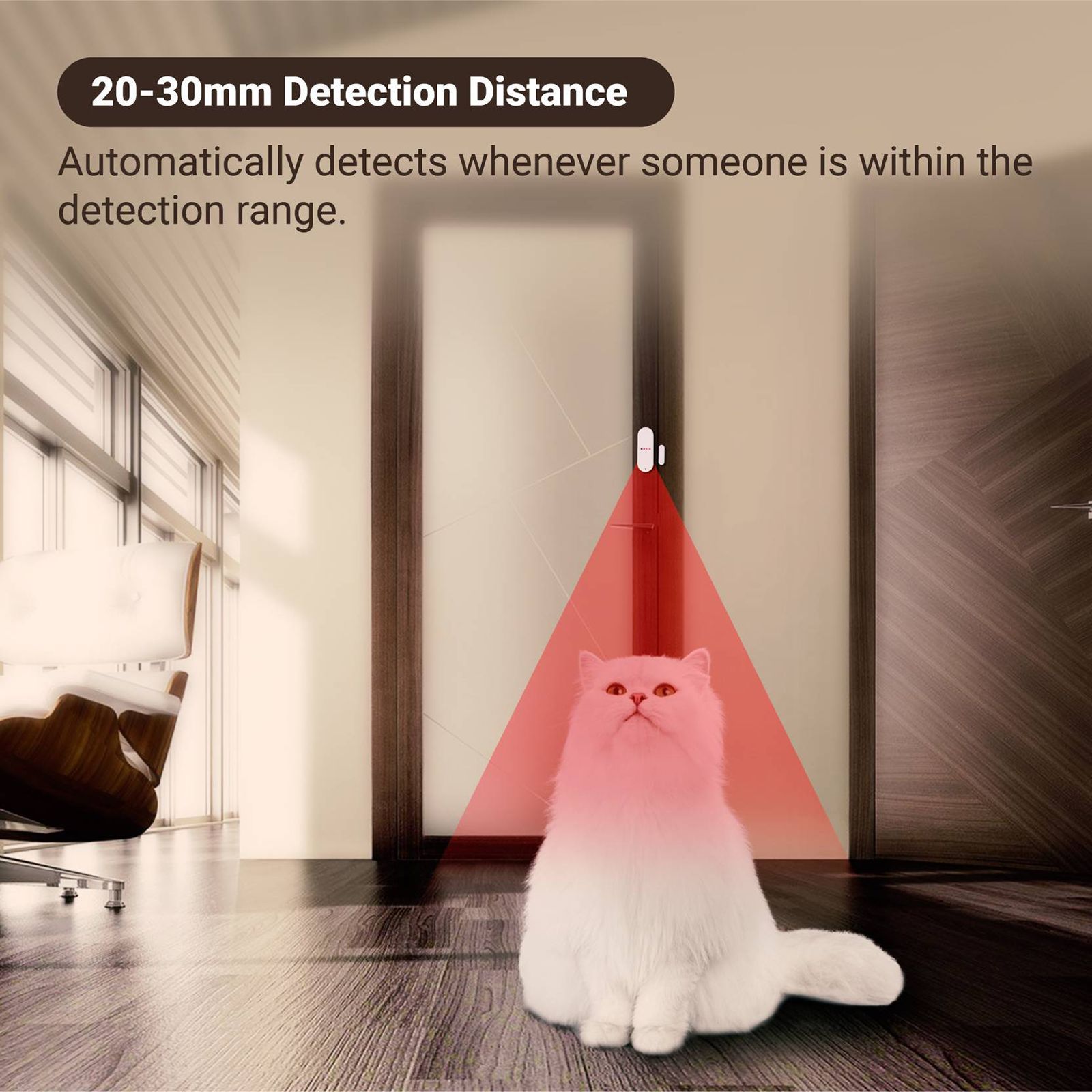 CP PLUS Smart Door Sensor (Wireless Sensor, CP-HAS-D33-W, White) CP PLUS Smart Door Sensor (Wireless Sensor, CP-HAS-D33-W, White)_4