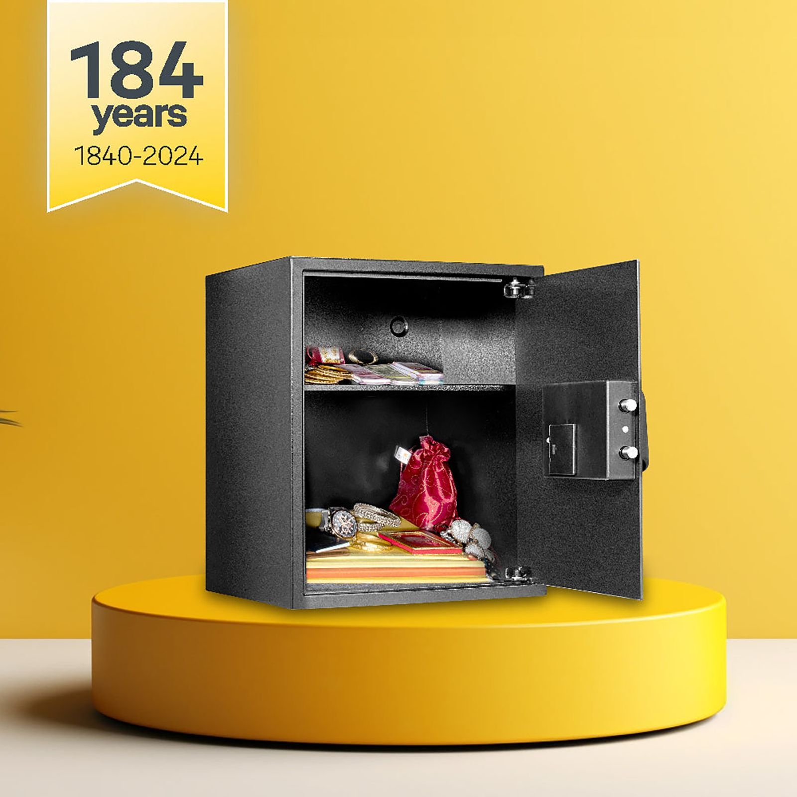 Yale Stellar 41 Litres Digital Safety Locker (390/DB2, Black)_16