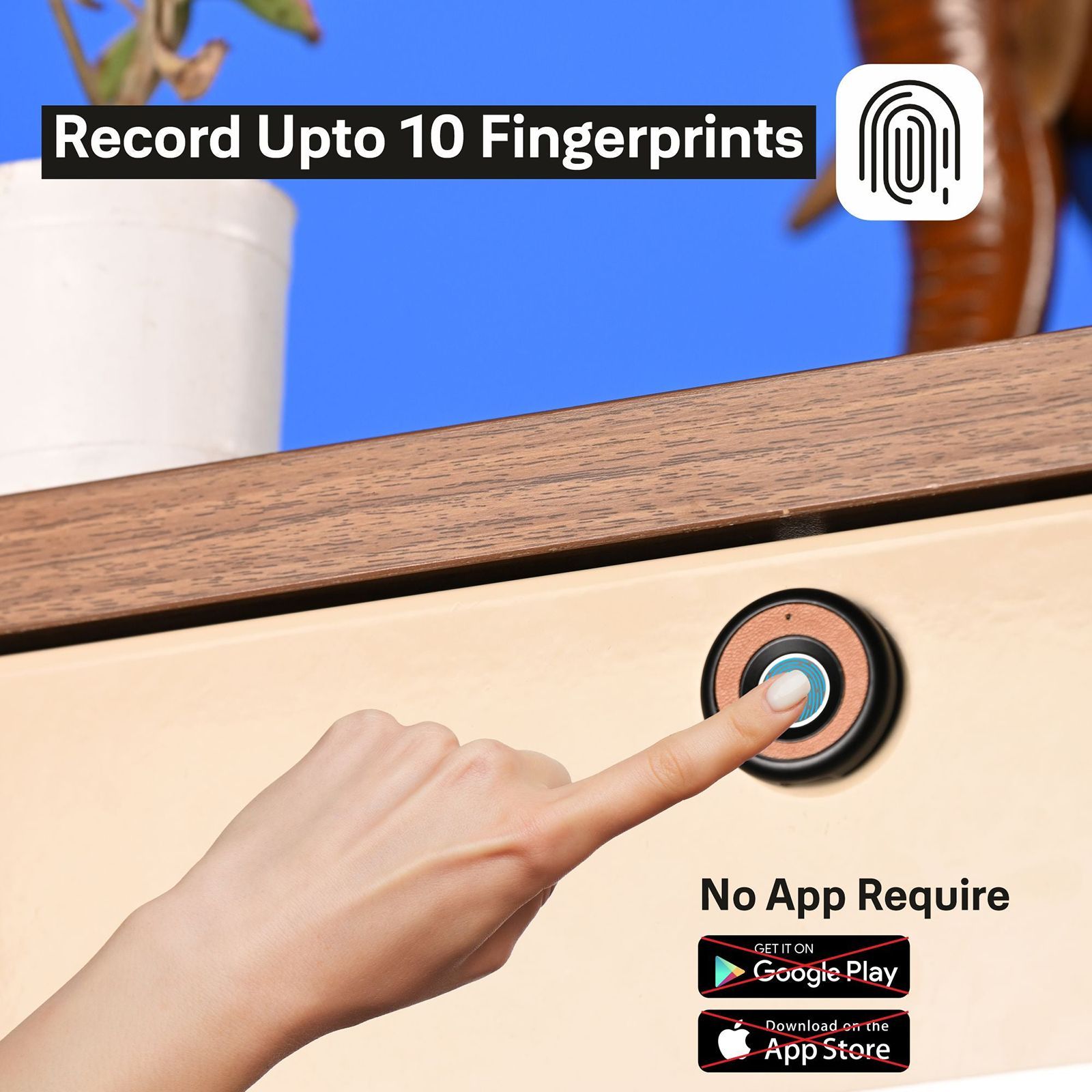 Yale Smart Locks (Power Bank Support, YLDRPB- BL, Black)_14