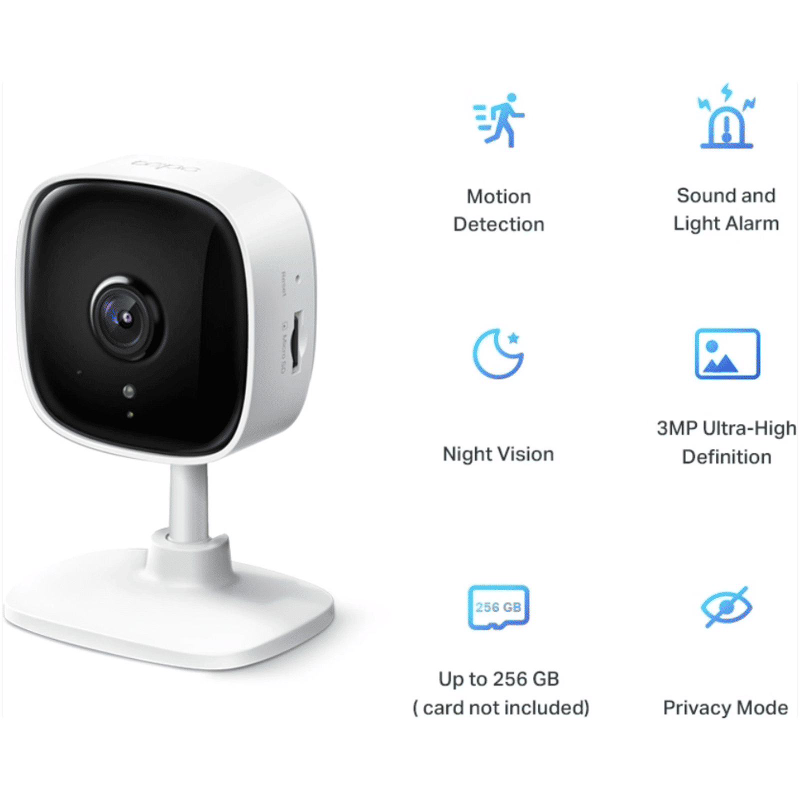 tp-link Tapo C110 Wi-Fi CCTV Security Camera (Motion Detection, White)_2