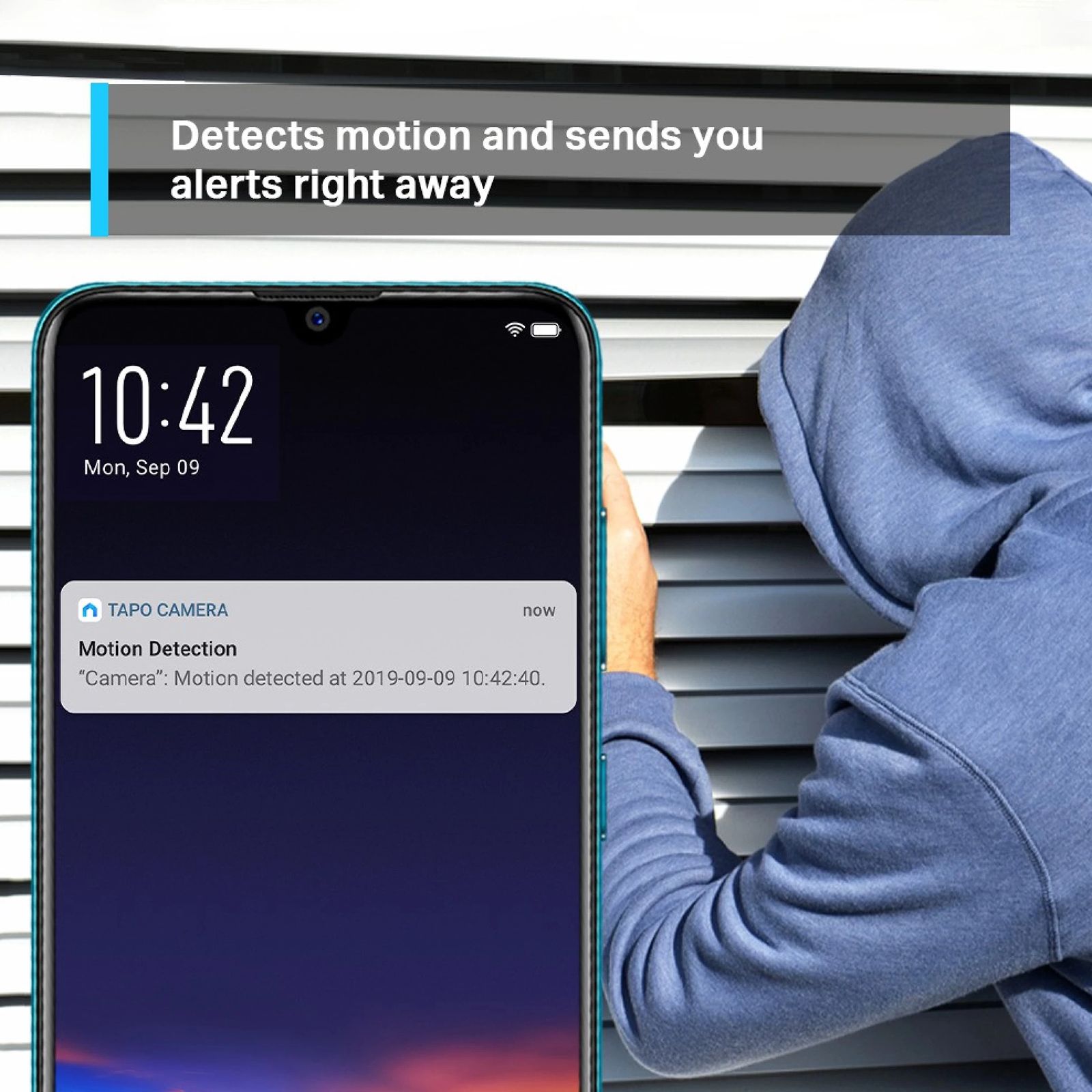 tp-link Tapo C200 HD WiFi CCTV Security Camera (Two-Way Audio, White)_4