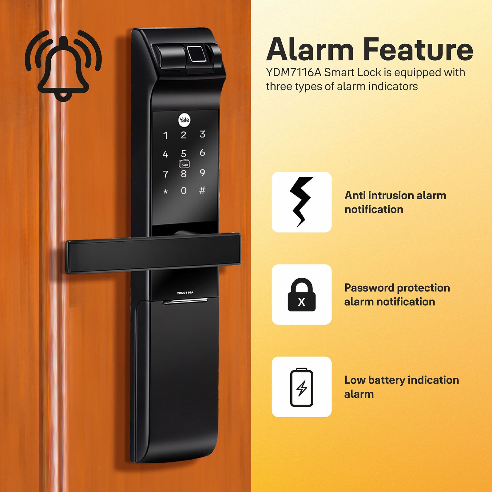 Yale YDM 7116A Digital Smart Lock (Low Battery Alert, Matt Black) Yale YDM 7116A Digital Smart Lock (Low Battery Alert, Matt Black)_14