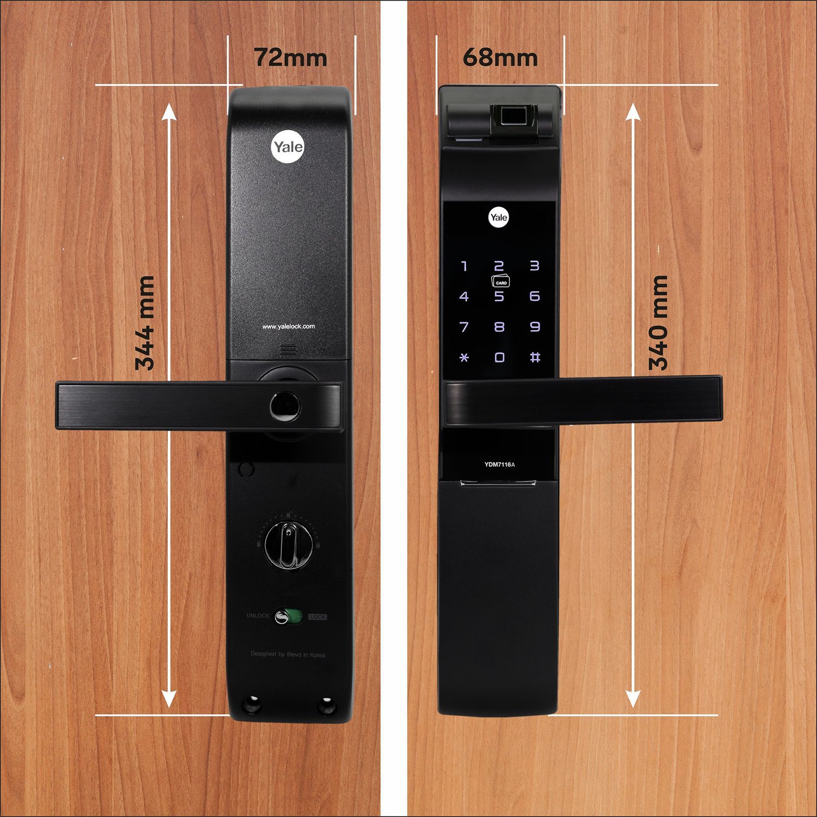 Yale YDM 7116A Digital Smart Lock (Low Battery Alert, Matt Black)_17
