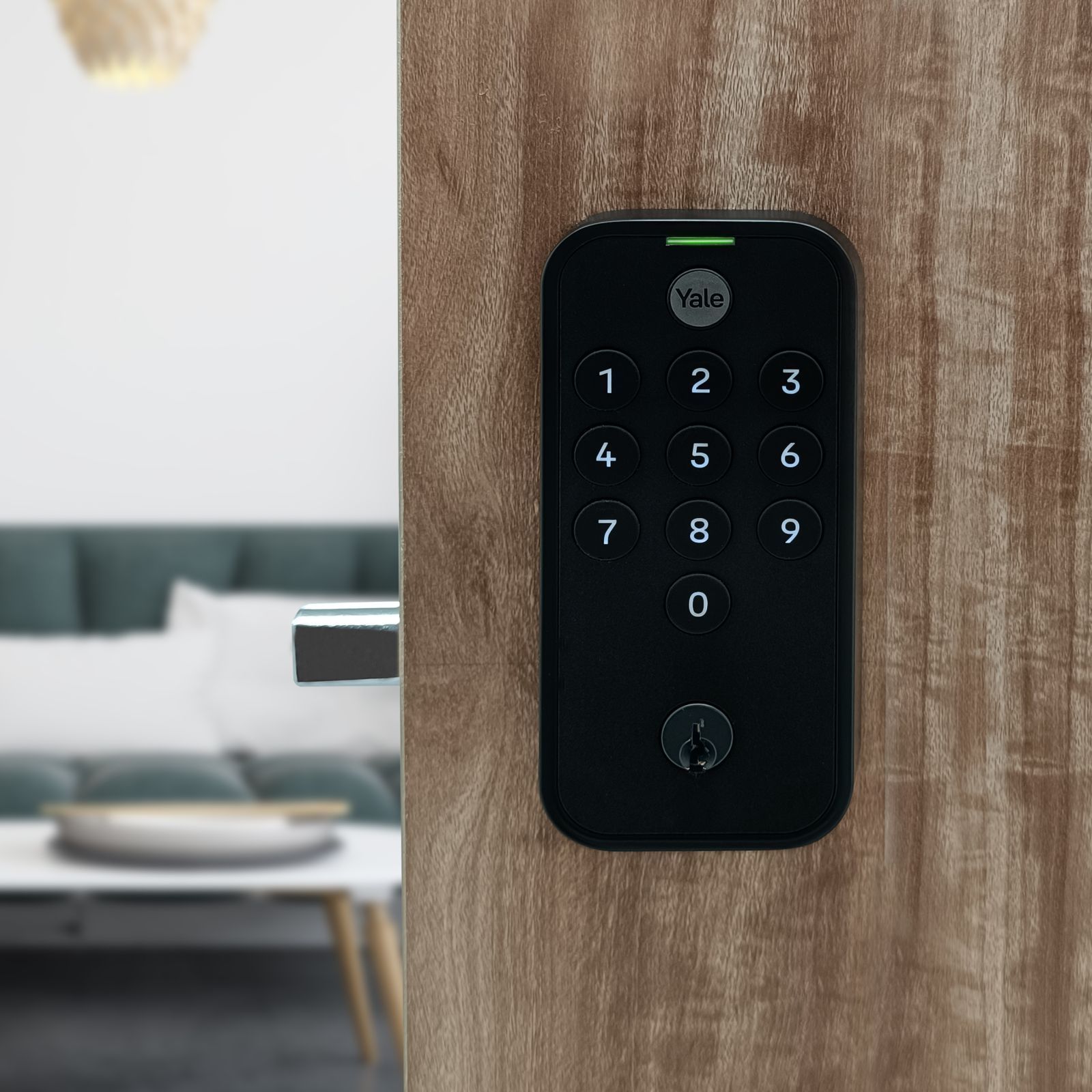 Yale Smart Lock For Private Space (LED Indication, YTYE  BL, Black)_3