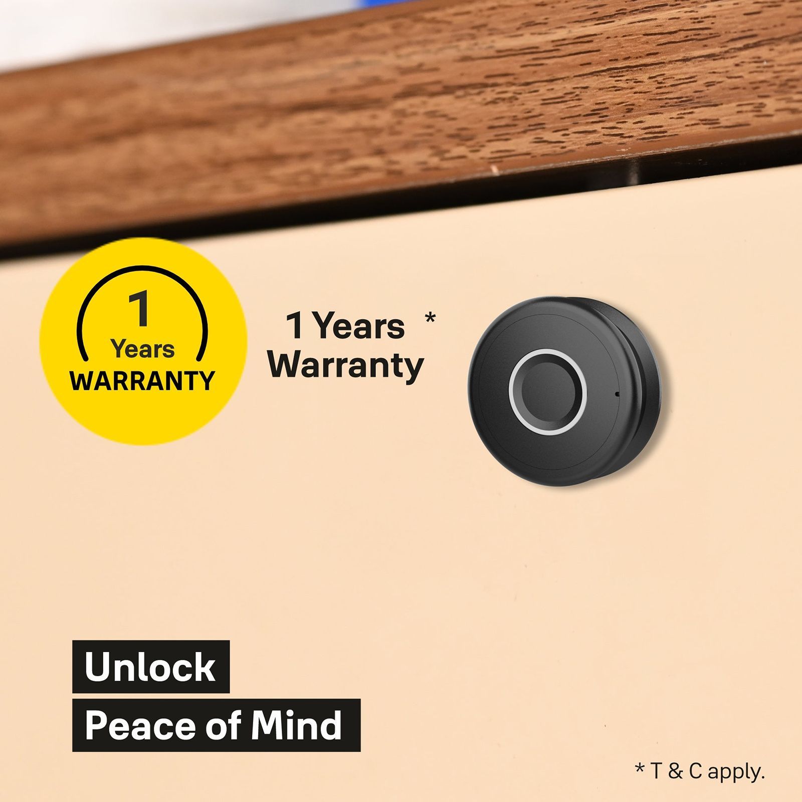 Yale YLDRPC Digital Smart Lock (LED Light & Sound Indicator, Black)_10