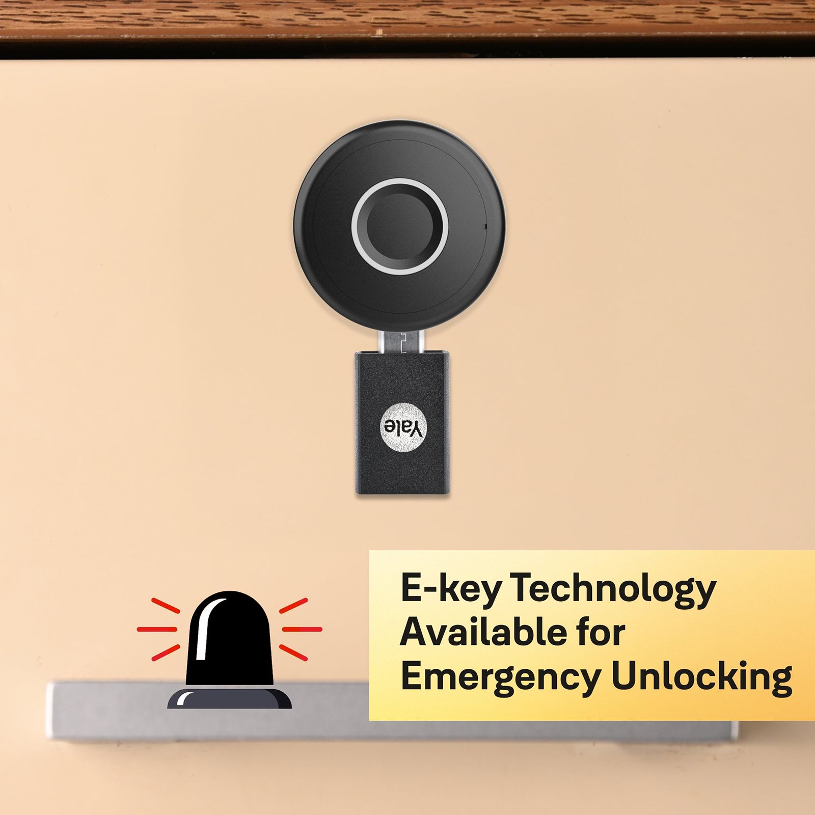 Yale YLDRPC Digital Smart Lock (LED Light & Sound Indicator, Black)_12
