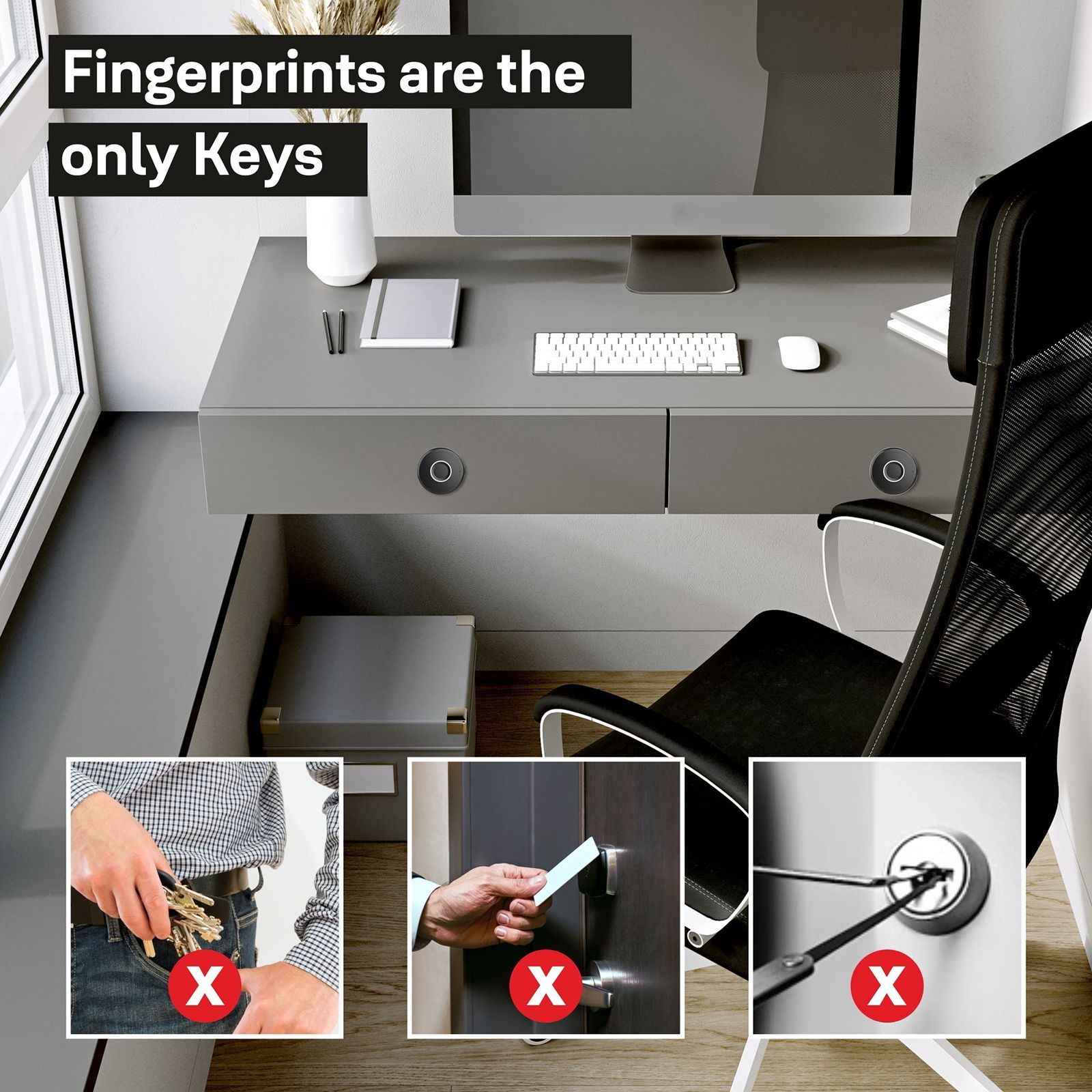 Yale YLDRPC Digital Smart Lock (LED Light & Sound Indicator, Black)_13