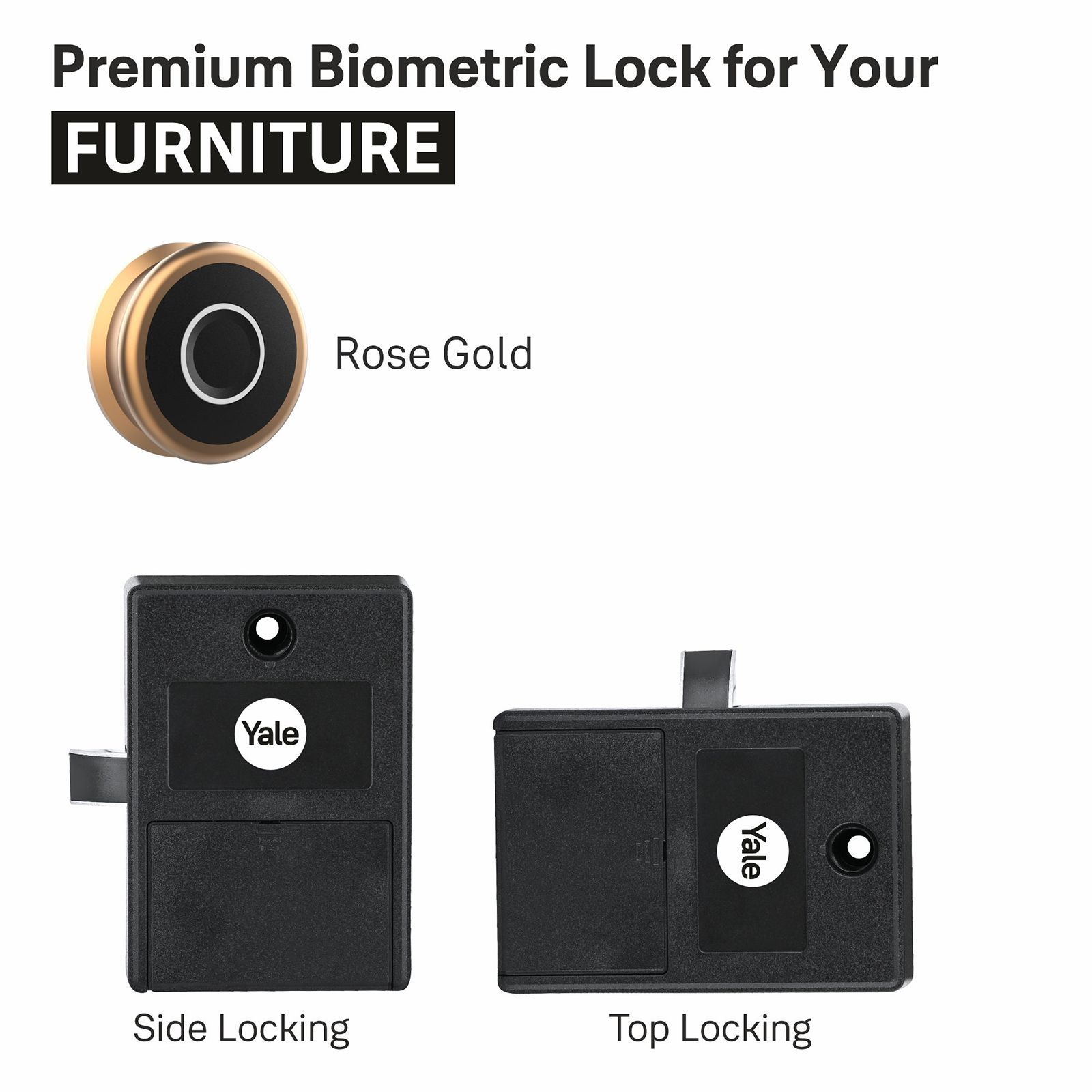 Yale YLDRPC Digital Smart Lock (LED Light & Sound Indicator, Rose Gold)_14