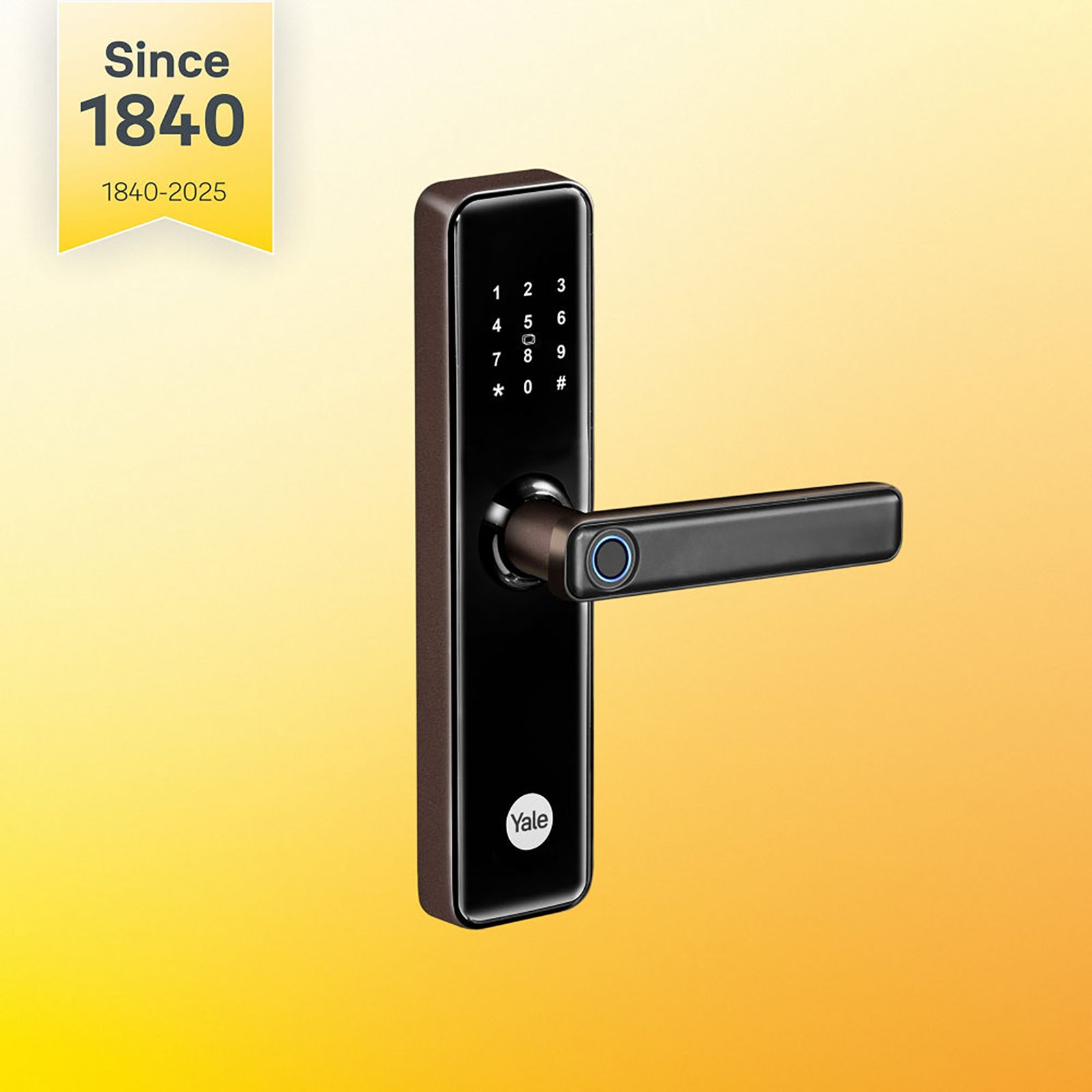 Yale YDME50NxT Digital Smart Lock (Strong Locking Bolts, Brown)_16