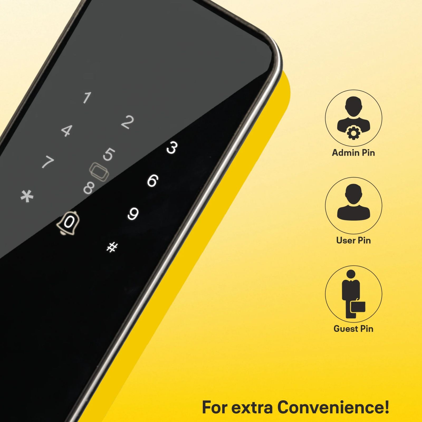 Yale YDME100NxT Digital Smart Lock (Strong Locking Bolts, Brown) Yale YDME100NxT Digital Smart Lock (Strong Locking Bolts, Brown)_2