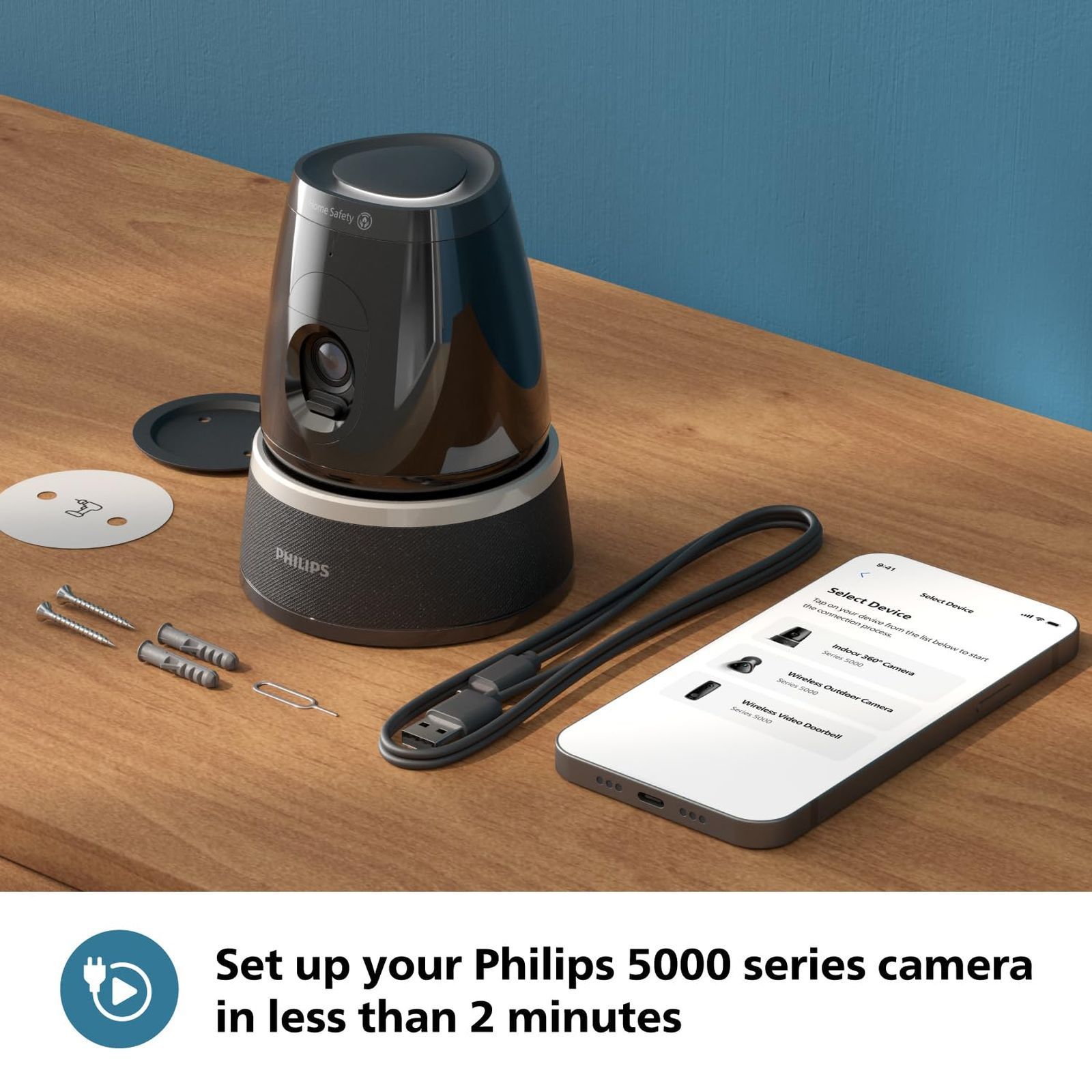 PHILIPS 5000 Series AI-Enhanced WiFi CCTV Security Camera (Privacy Shutter, HSP5500/02, Black)_9