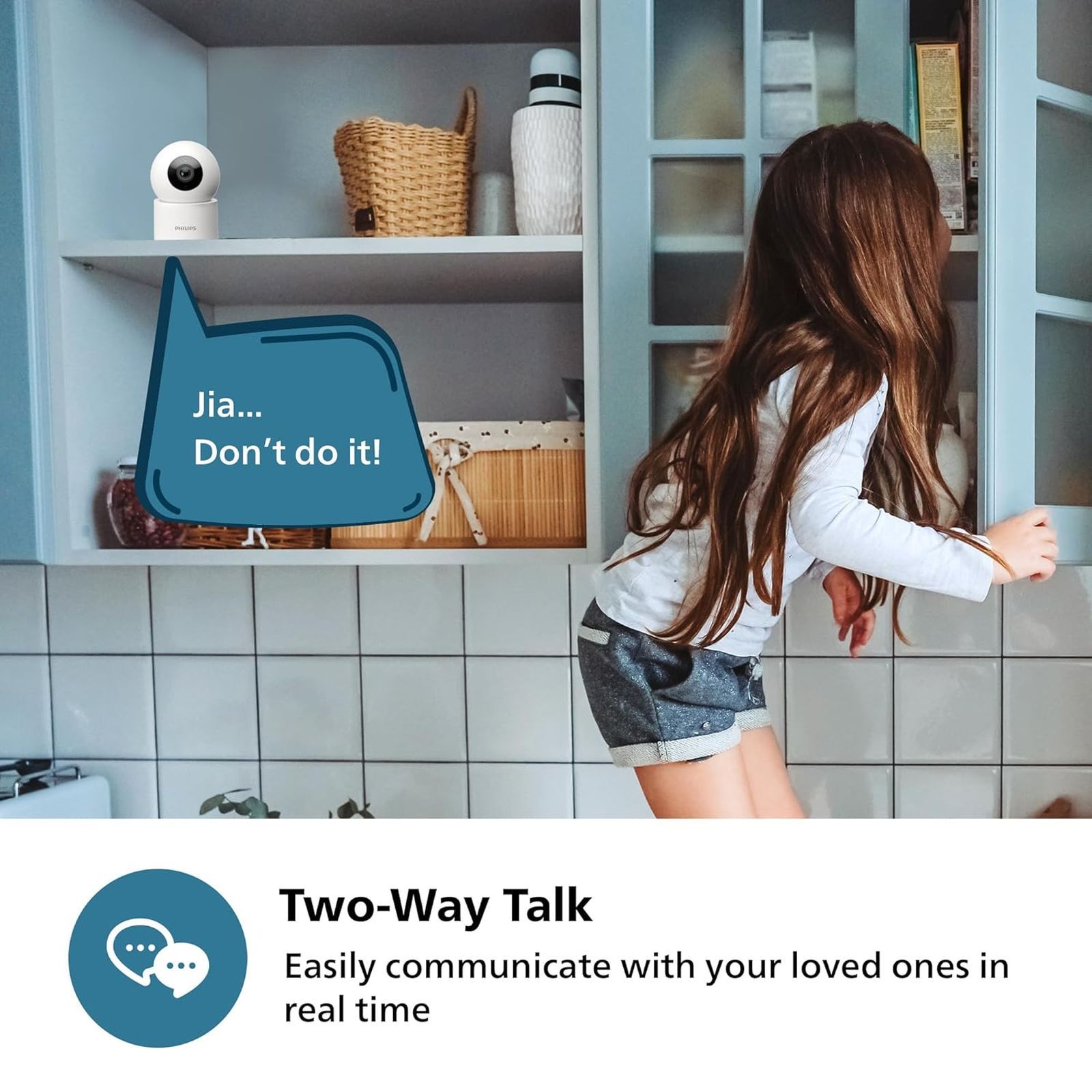 PHILIPS 3000 Series 360 Degree WiFi CCTV Security Camera (Pan Tilt Zoom, White) PHILIPS 3000 Series 360 Degree WiFi CCTV Security Camera (Pan Tilt Zoom, White)_8