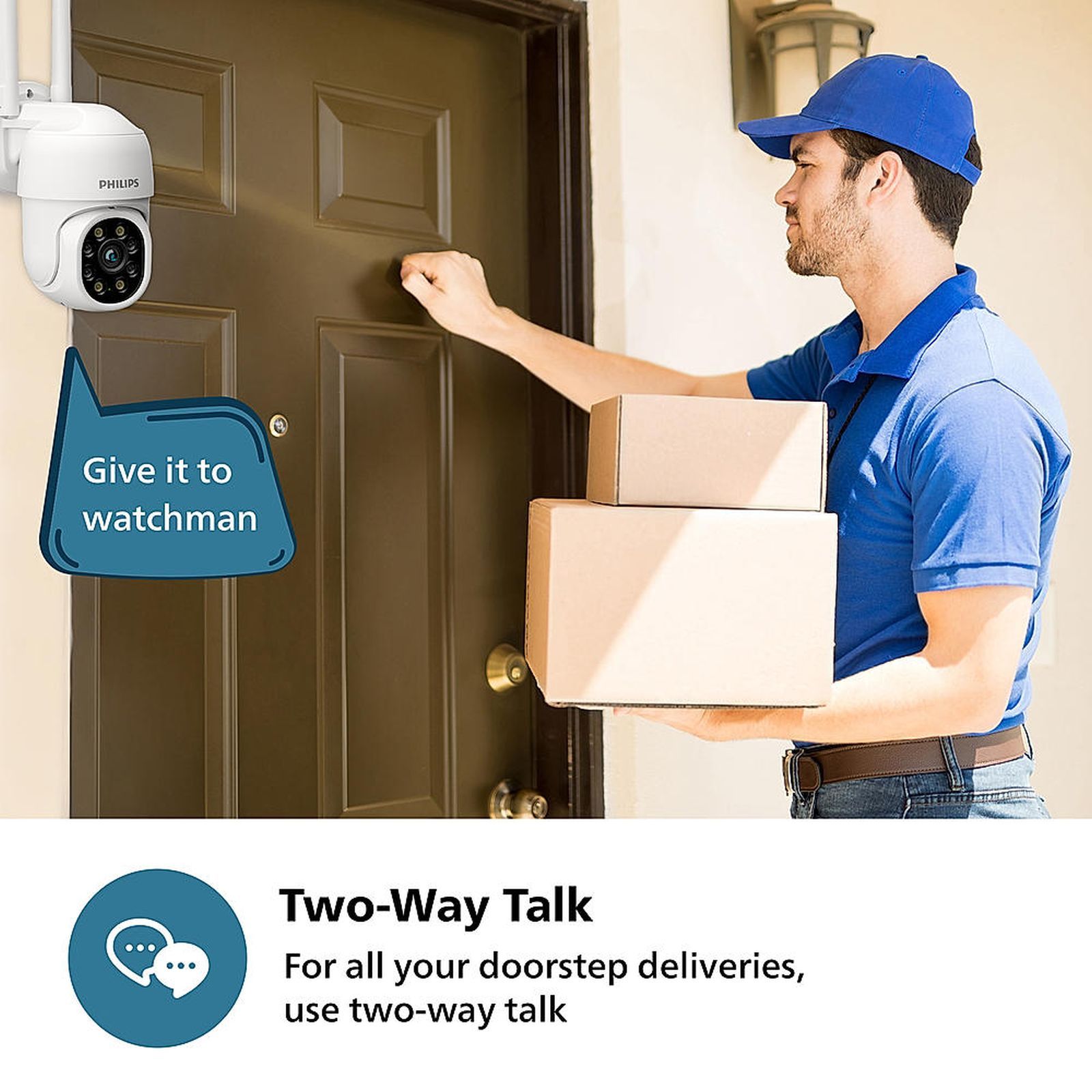 PHILIPS HSP3800 360 Degree Outdoor CCTV Security Camera (IP65 Weatherproof Rating, White) PHILIPS HSP3800 360 Degree Outdoor CCTV Security Camera (IP65 Weatherproof Rating, White)_3