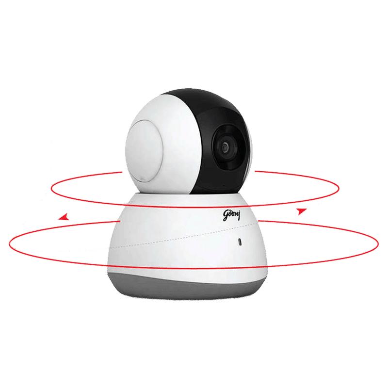 Godrej Eve PT 1 Security Camera (46171610SD00484, White) Godrej Eve PT 1 Security Camera (46171610SD00484, White)_2
