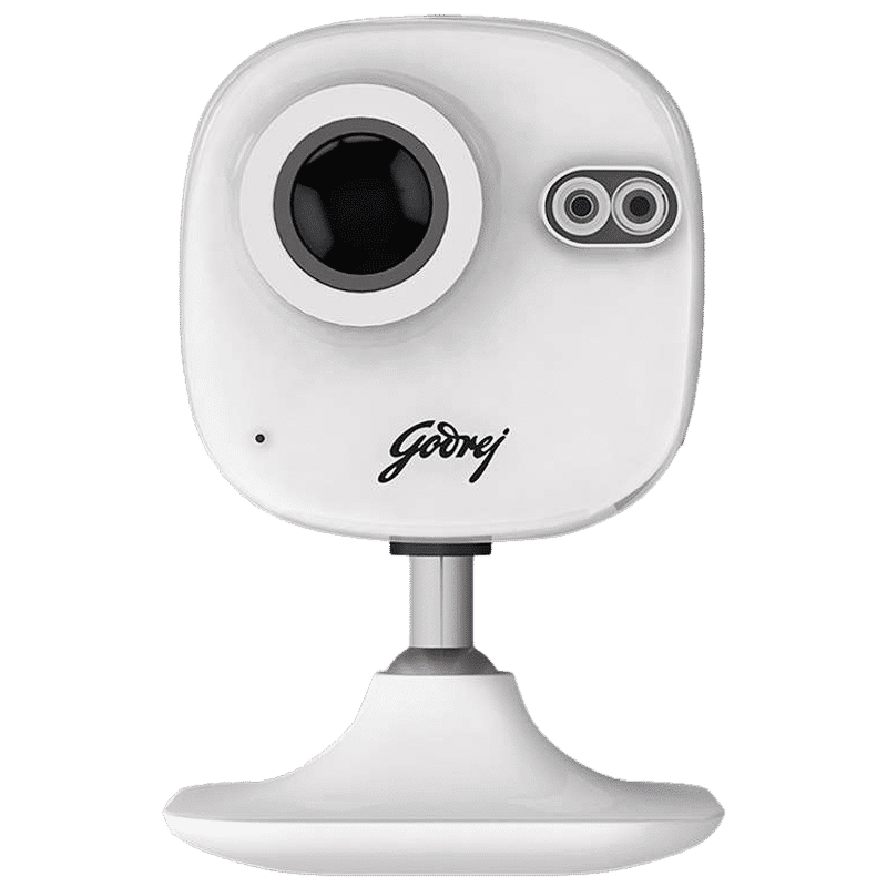 Godrej Eve Mini 64GB Security Camera (46171610SD00487, White) Godrej Eve Mini 64GB Security Camera (46171610SD00487, White)_1
