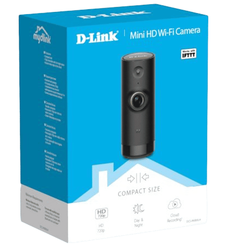 D-Link Mini HD Wi-Fi Security Camera (DCS-P6000LH, Black)_7