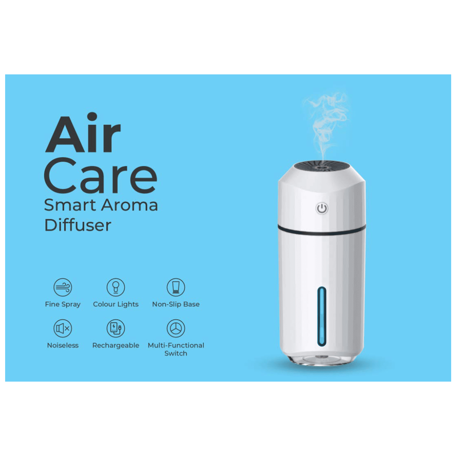 iGear Aircare 0.32 Litres Aromatherapy Mist Humidifier (Aroma Diffuser, iG-1062, White) iGear Aircare 0.32 Litres Aromatherapy Mist Humidifier (Aroma Diffuser, iG-1062, White)_4
