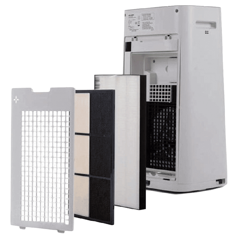 SHARP Portable Air Purifier & Humidifier (KC-G40M-W, White)_6