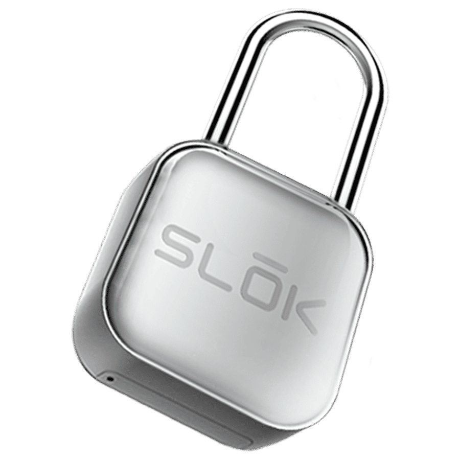 IGear S.lok Smart Pad Lock (iG-PLOCK, Silver)_2