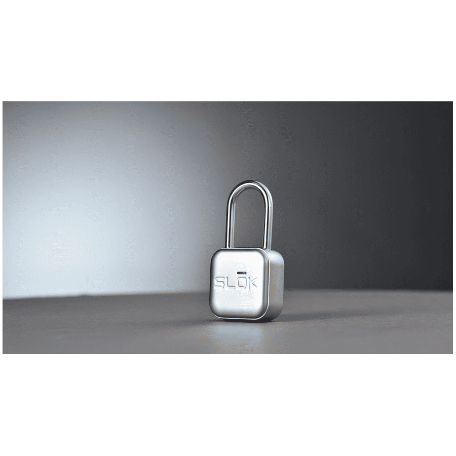 IGear S.lok Smart Pad Lock (iG-PLOCK, Silver)_4