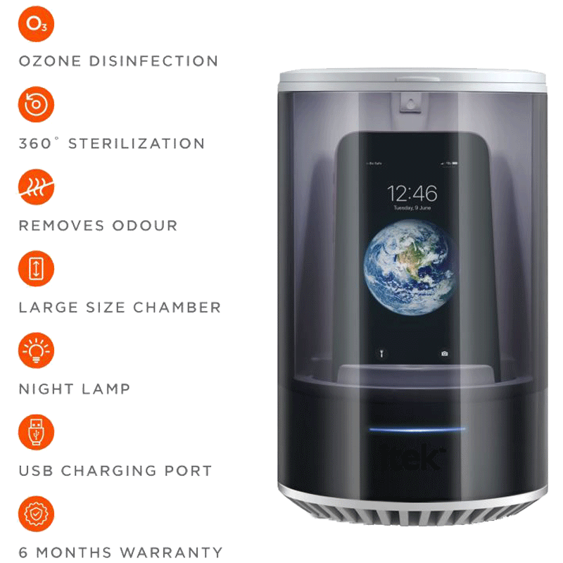 itek Ozone Box Smart Disinfector (OD100, White)_7