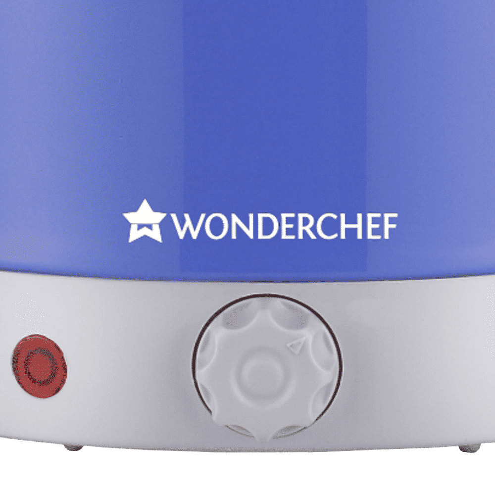 WONDERCHEF Luxe 1000 Watt 1.2 Litre Electric Kettle with Cool Touch Plastic Exterior (Blue)_5