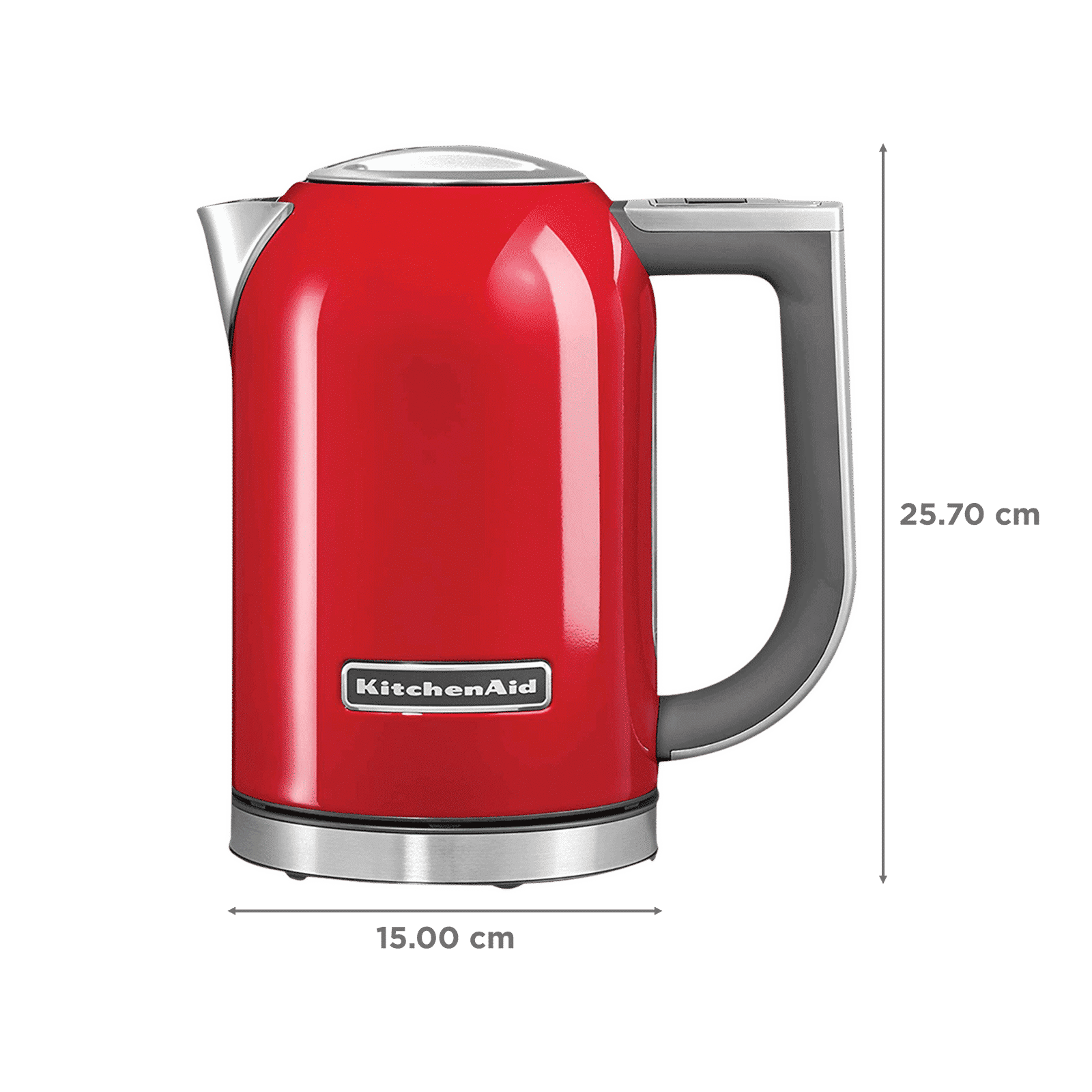 KitchenAid 3000 Watt 1.7 Litre Electric Kettle with Auto Shut Off (Red)_2