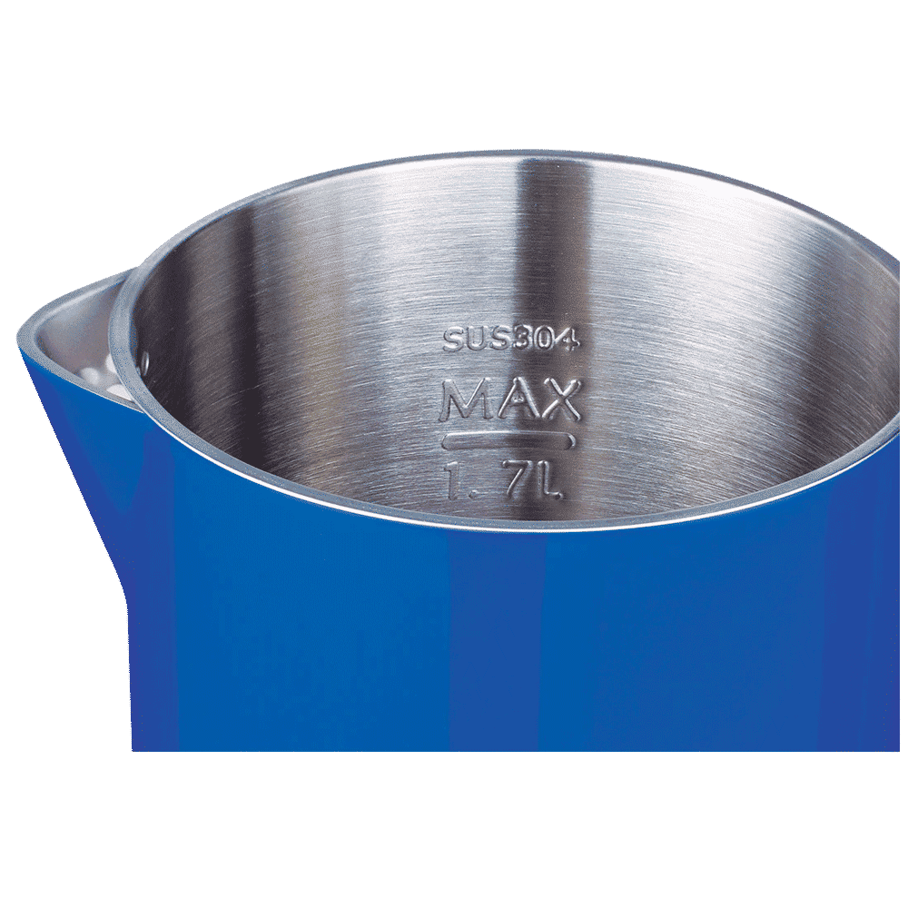 WONDERCHEF Luxe 1800 Watt 1.7 Litre Electric Kettle with Boil Dry Protection (Blue)_5