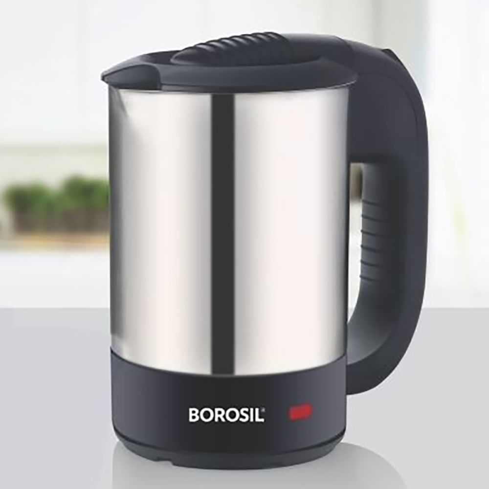 BOROSIL Eva 1200 Watt 1 Litre Electric Kettle with 360 Degree Rotation Base (Black)_12