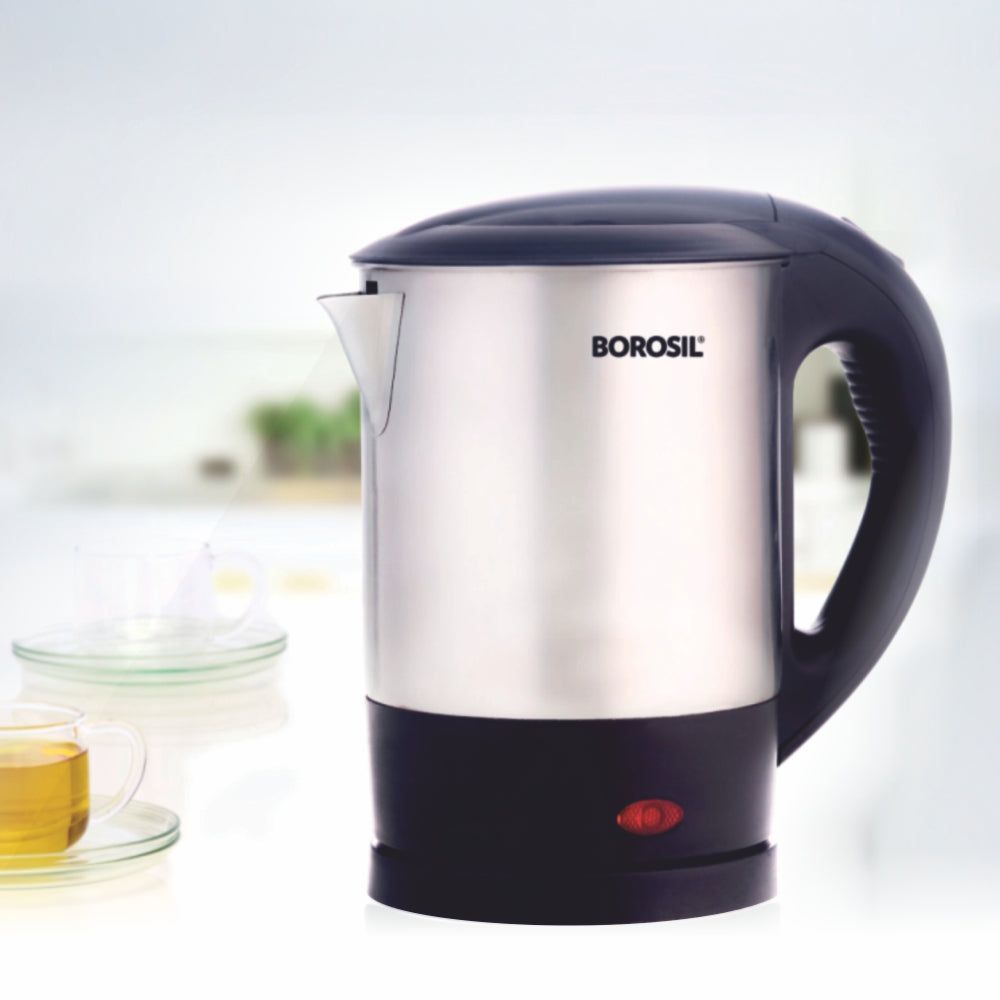 BOROSIL Eva 1200 Watt 1 Litre Electric Kettle with 360 Degree Rotation Base (Black)_13