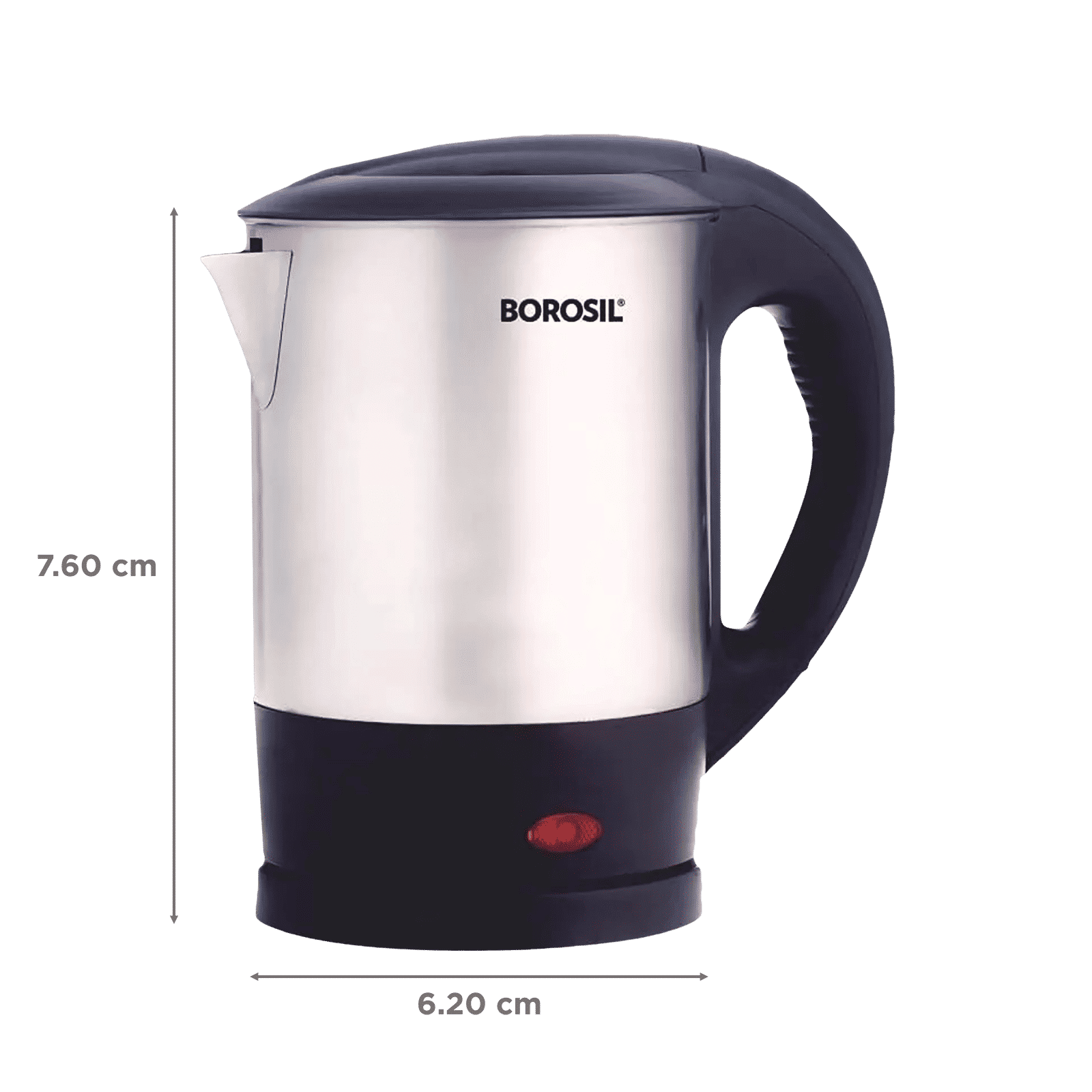 BOROSIL Eva 1200 Watt 1 Litre Electric Kettle with 360 Degree Rotation Base (Black)_2