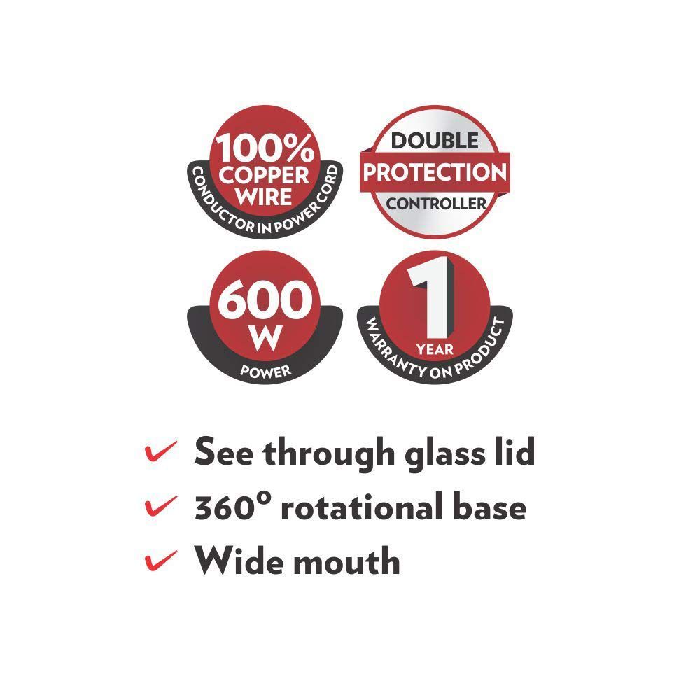 BOROSIL Omni 600 Watt 1.5 Litre Electric Kettle with 360 Degree Rotation Base (Silver)_11