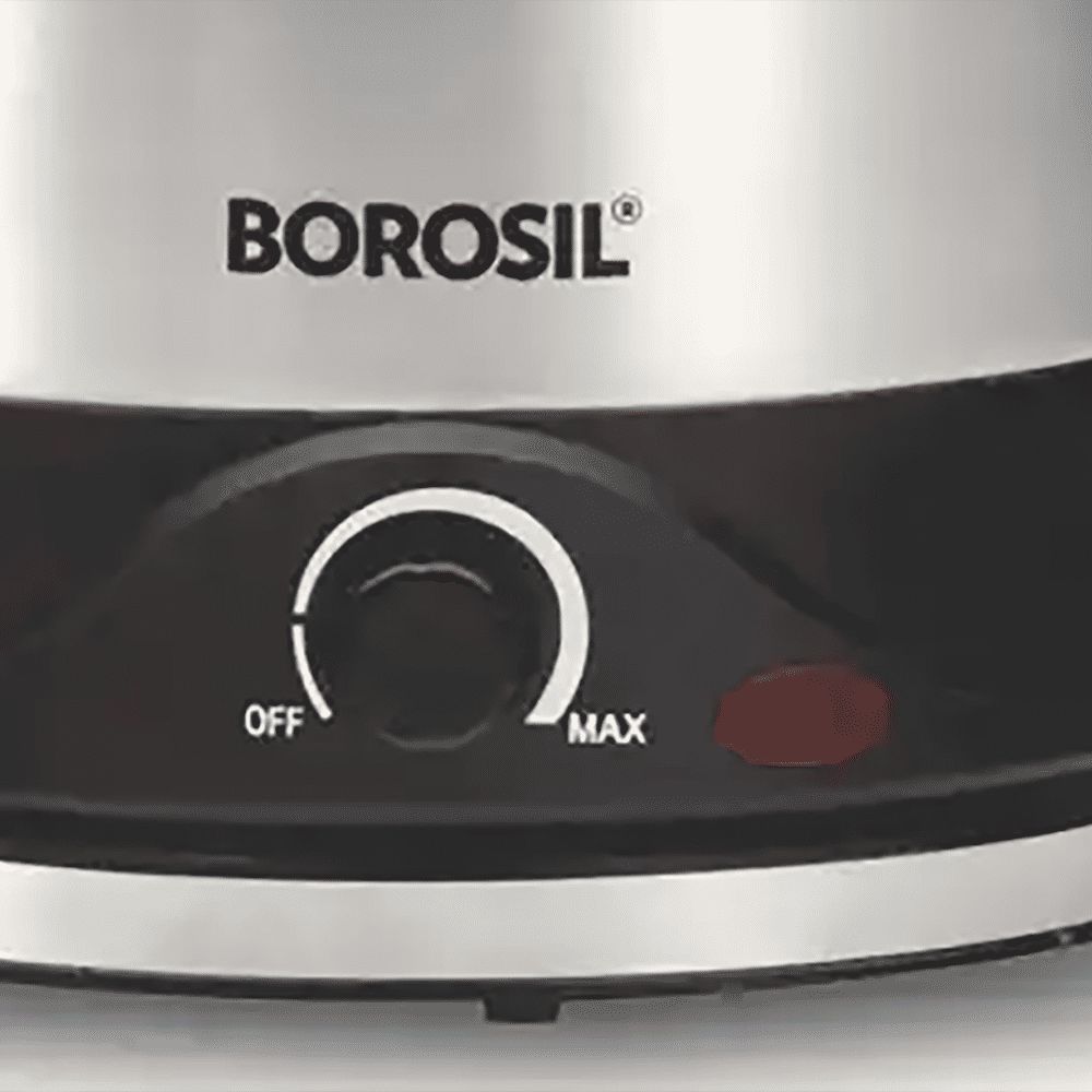 BOROSIL Omni 600 Watt 1.5 Litre Electric Kettle with 360 Degree Rotation Base (Silver)_6