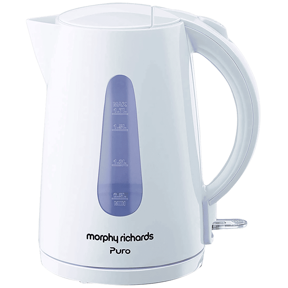 morphy richards Puro 2000 Watt 1.7 Litre Electric Kettle with Water Level Indicator (White) morphy richards Puro 2000 Watt 1.7 Litre Electric Kettle with Water Level Indicator (White)_1