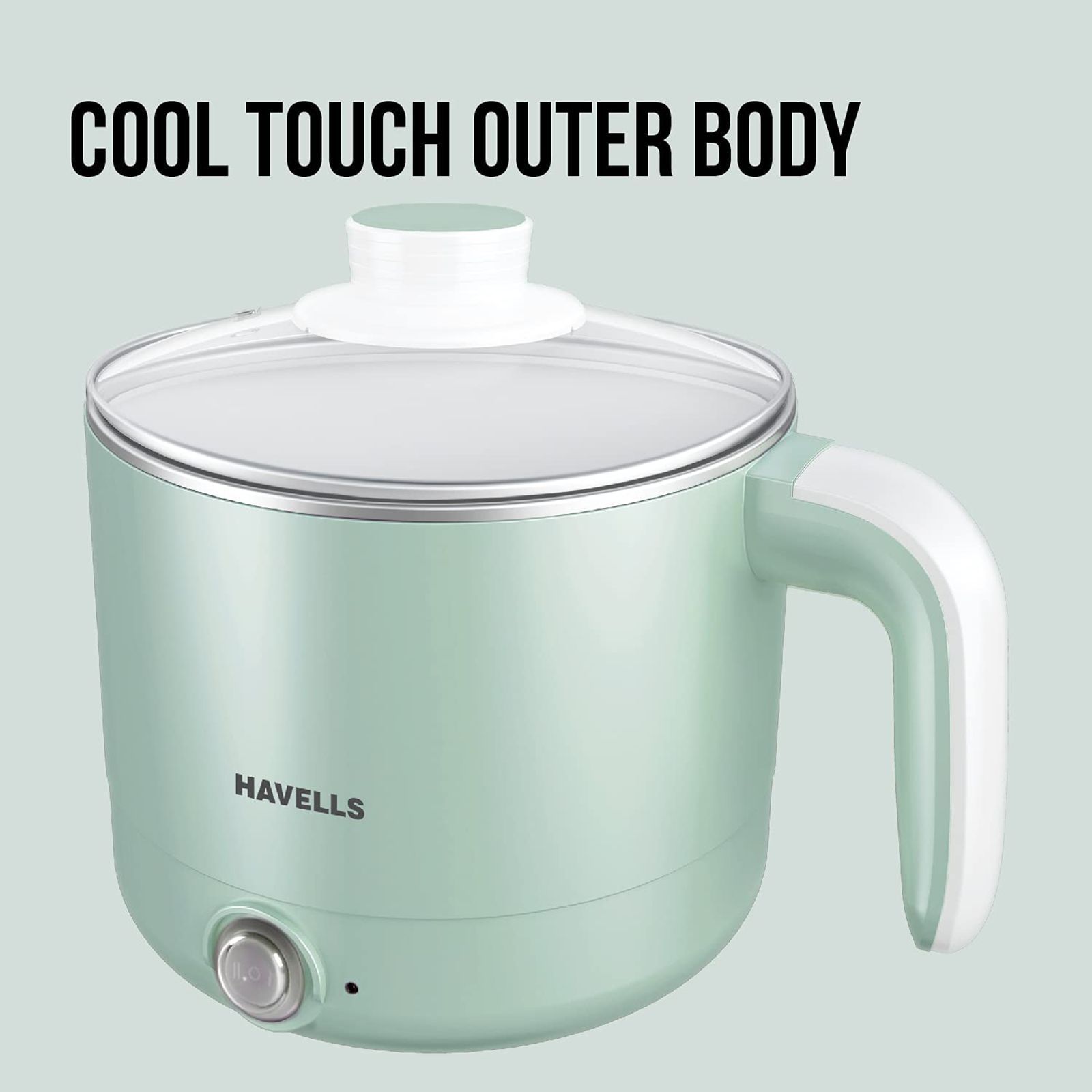 HAVELLS Capture 650 Watt 1.2 Litre Multi Cook Electric Kettle with Auto Shut Off (Light Green)_13