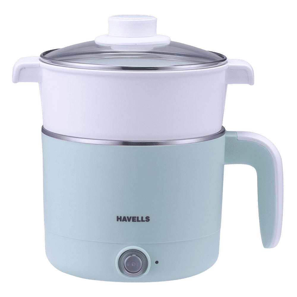 HAVELLS Capture 650 Watt 1.2 Litre Multi Cook Electric Kettle with Auto Shut Off (Light Green)_4