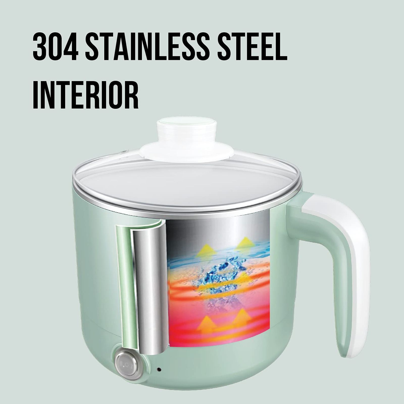 HAVELLS Capture 650 Watt 1.2 Litre Multi Cook Electric Kettle with Auto Shut Off (Light Green)_10