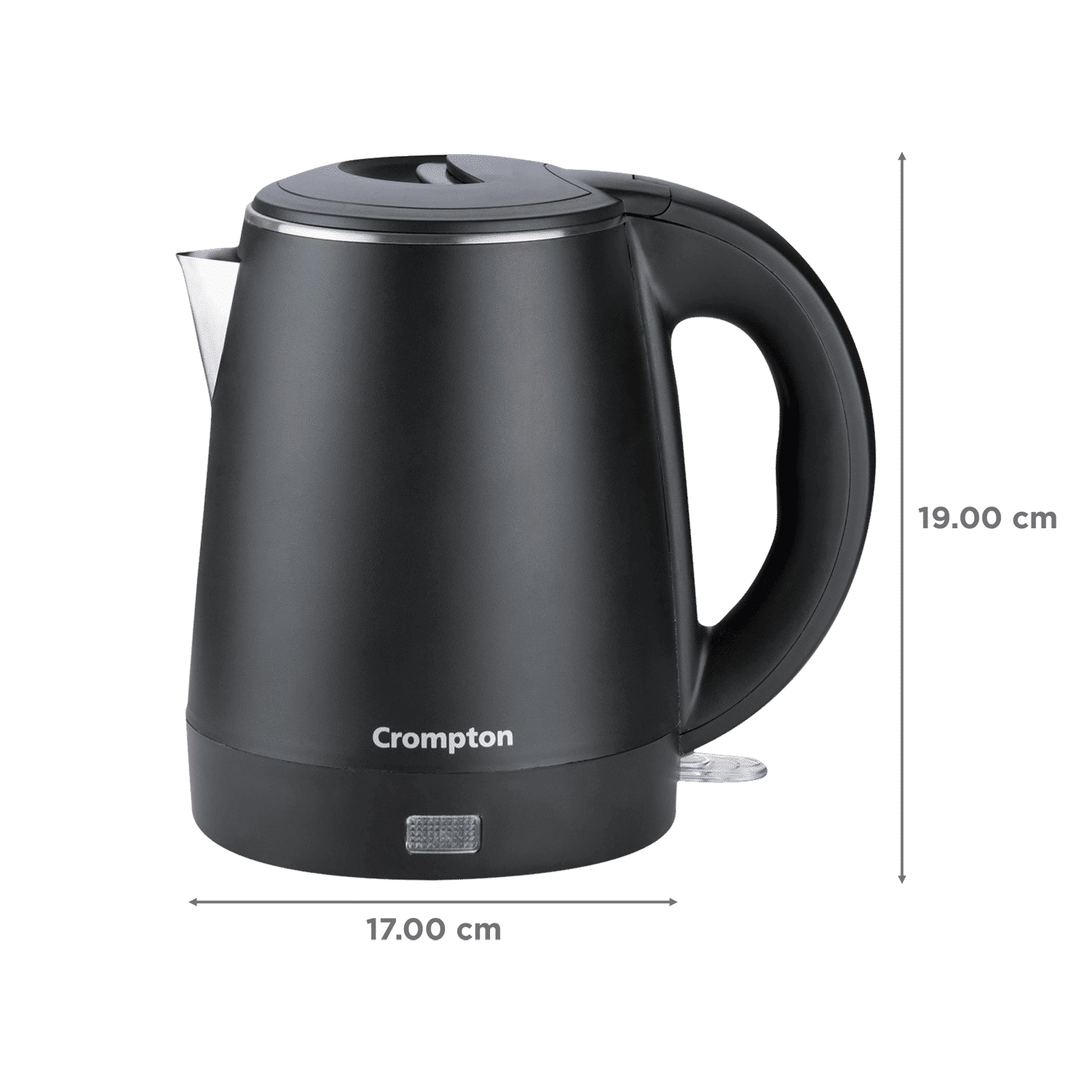 Crompton Activhot 1000 Watt 1 Litre Electric Kettle with Auto Shut Off (Black)_2