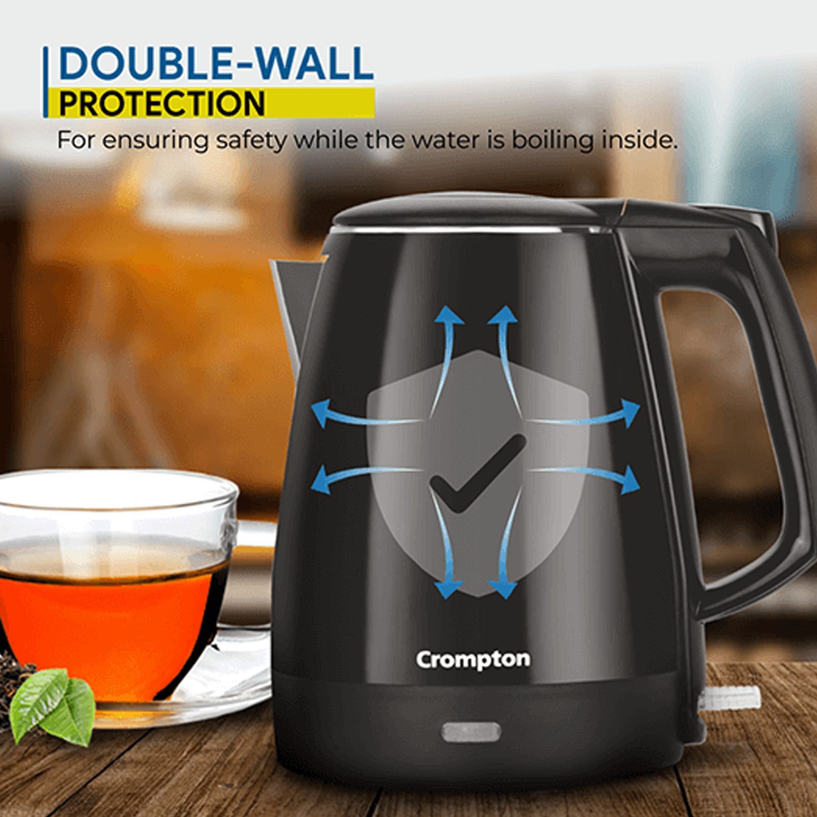 Crompton Activhot 1500 Watt 1.5 Litre Electric Kettle with Auto Shut Off (Black)_6